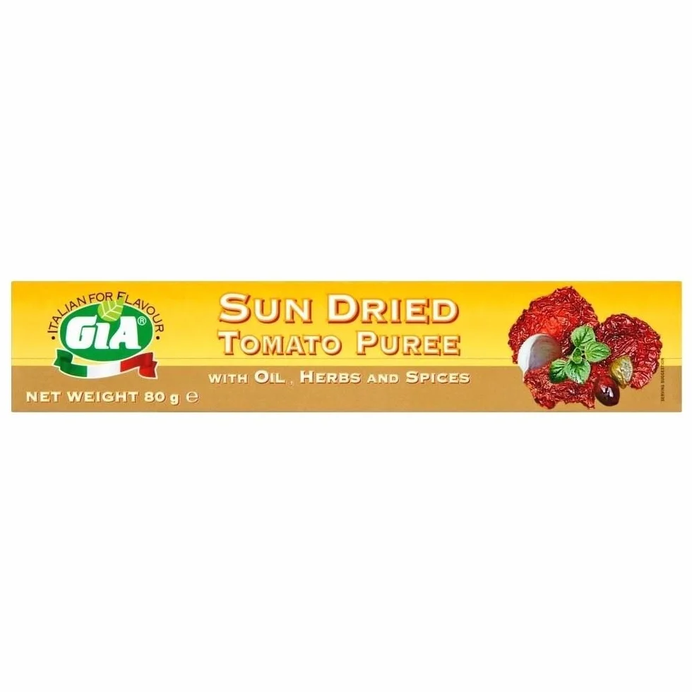 Gia tomates séchées au soleil Purée (80g) - Paquet de 6