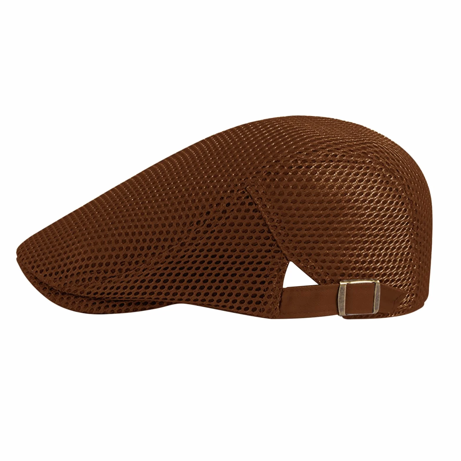 Casquette Béret Homme Respirant d'Été en Maille Taille Réglable 56-61 cm