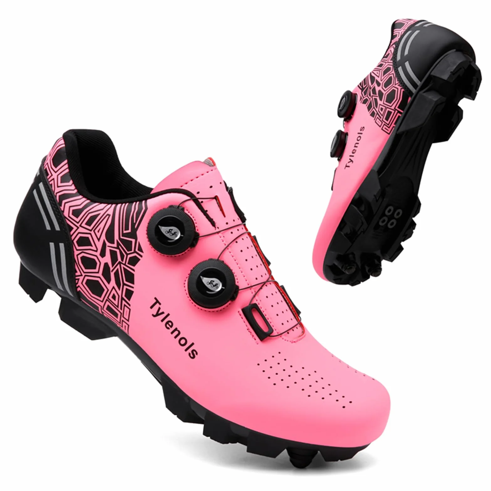 Chaussures de Cyclisme VTT Femme compatibles Pelaton Look SPD SPD-SL Delta Cleats Respirantes Vélo de Route