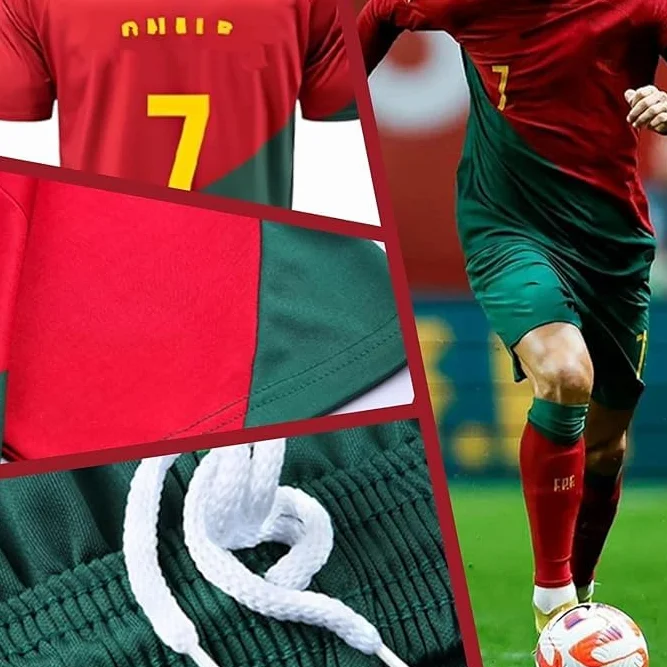 Maillot de Foot Enfant Adulte 2026 Nouveaux Home Away Soccer Jersey Ensemble Football Garçon Homme Vêtements de Football Survetement T-Shirt Short avec Chaussette Set