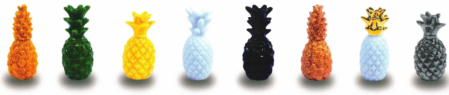 fèves thème Ananas - Fèves de Collection pour Galette de Rois Epiphanie - Fèves Multicolores