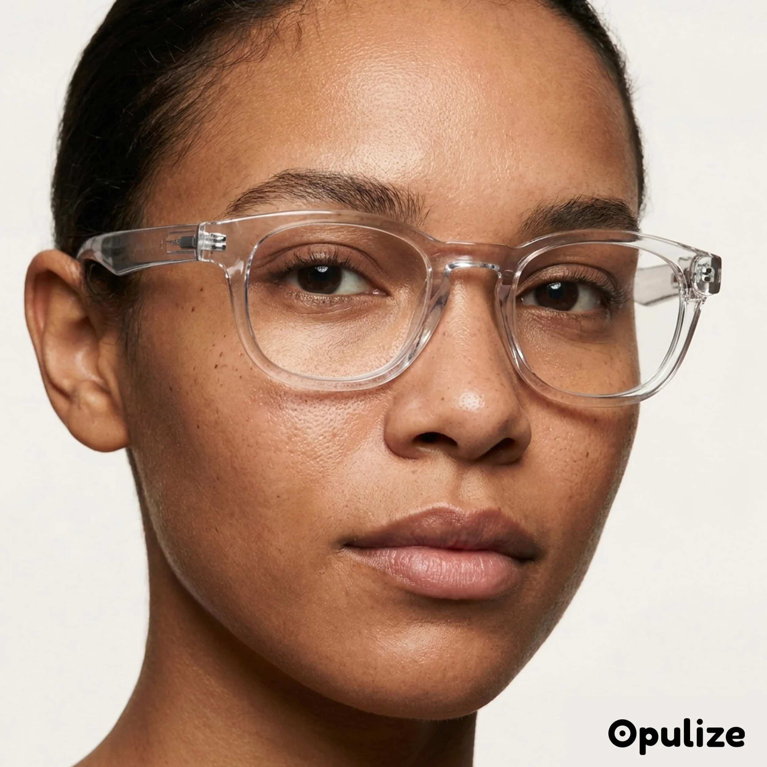 OPULIZE AWE Lunettes de lecture anti-lumière bleue rondes rétro antireflet protection UV Transparent +1.50