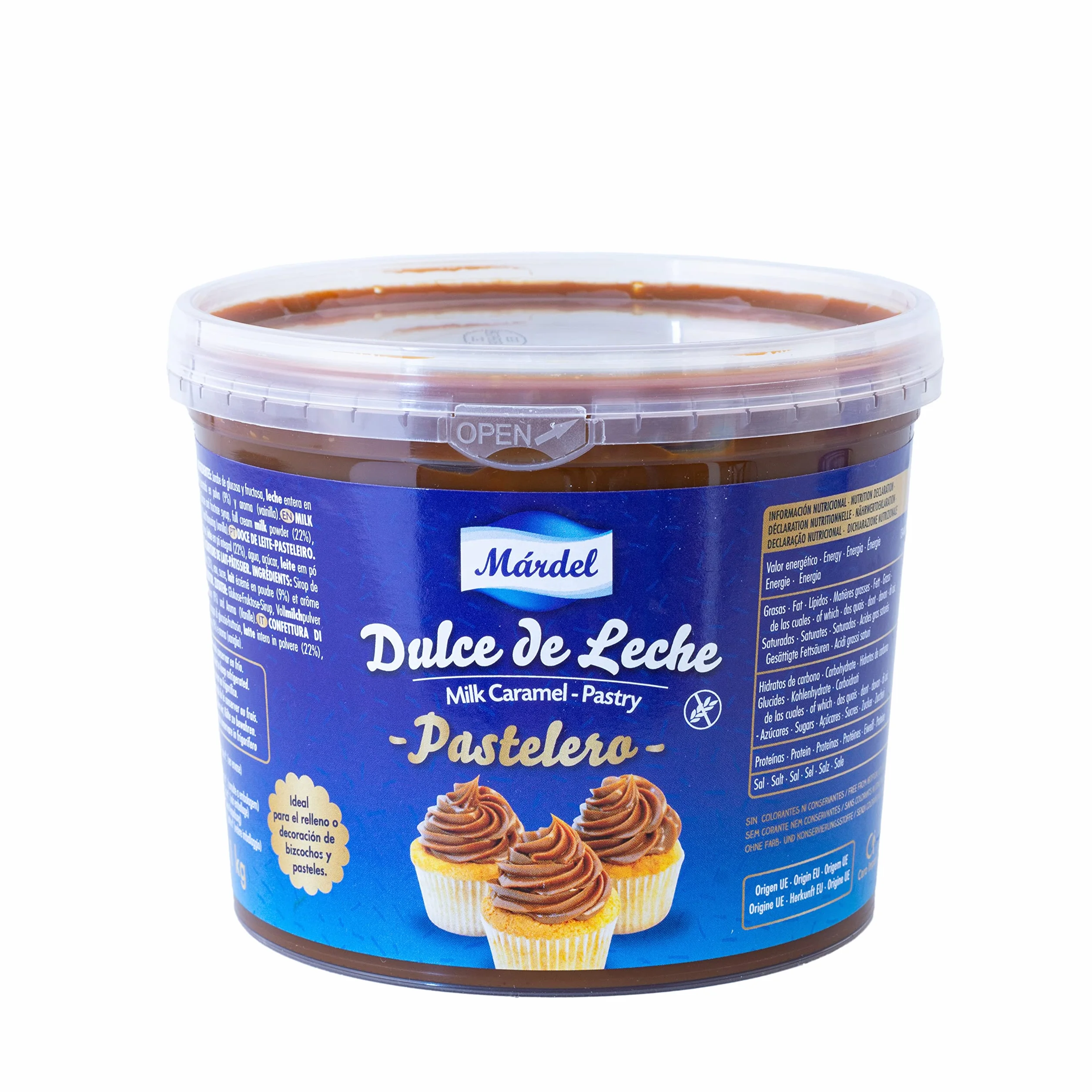 Mardel - Chef pâtissier Dulce de Leche - Idéal pour les pâtisseries - Les vrais desserts sont faits avec Dulce de Leche - 1 kilogramme