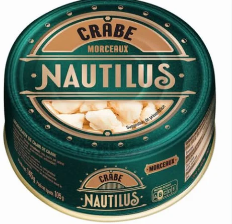 NAUTILUS - Crabe 100% Morceaux 105G - Lot De 2 - meilleure offre