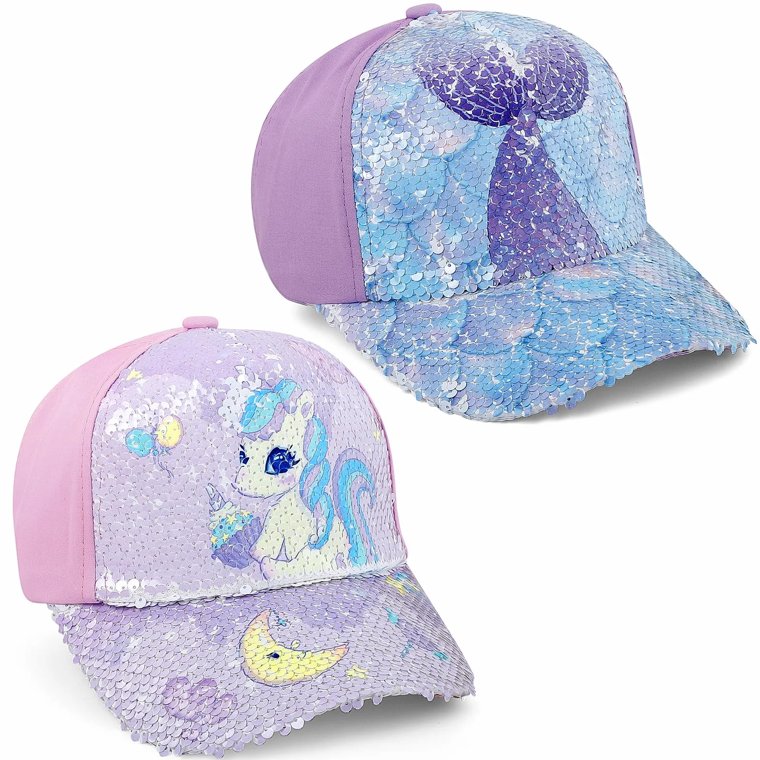 Casquettes de Baseball pour Enfant Garcon Fille 3-8 Ans Réglable Anti-UV