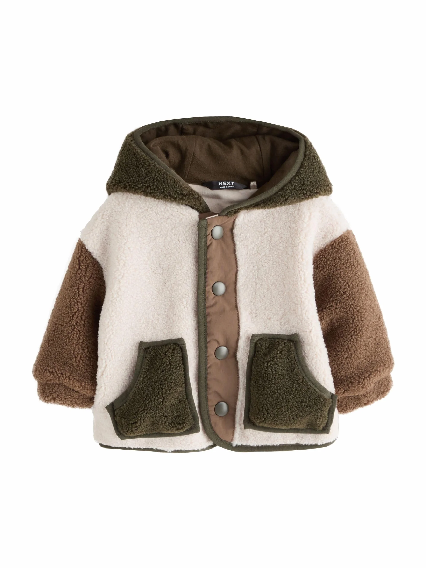 NEXT Garçon Polaire à capuche zippée