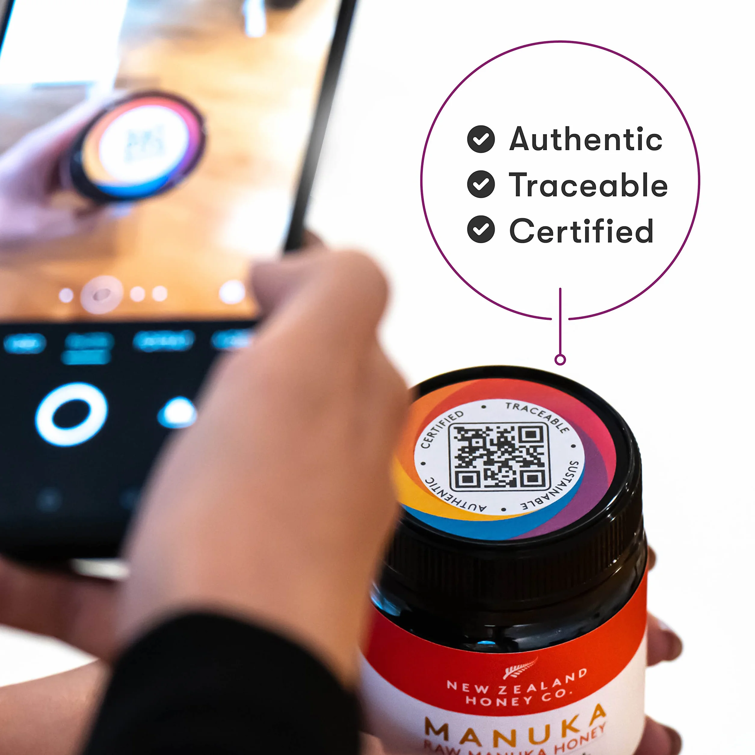 Miel de Manuka MGO 1122+ / UMF 24+ de New Zealand Honey Co. | Actif et brut | Fabriqué en Nouvelle-Zélande | 250g