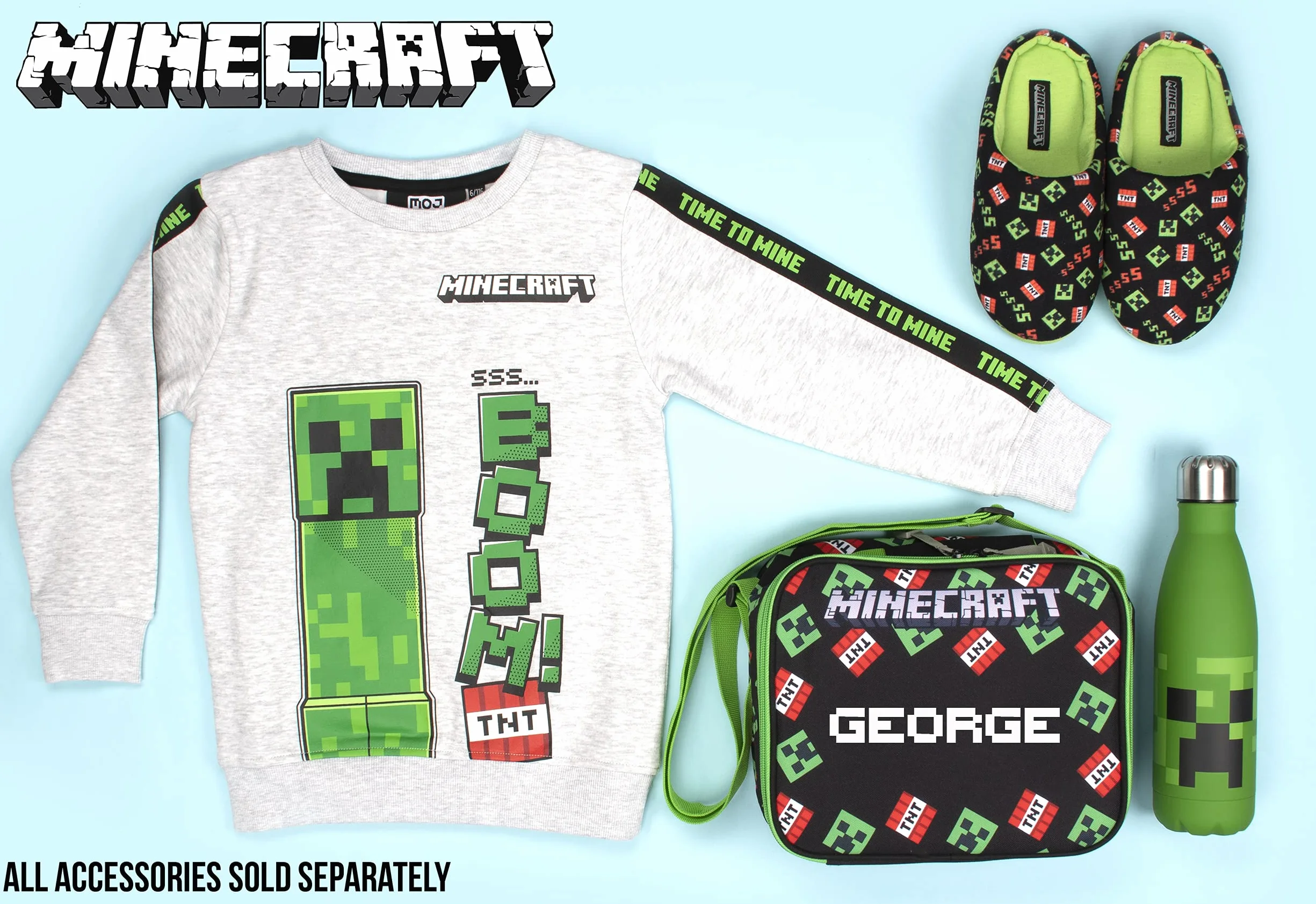 Minecraft Sweat-shirt Cadeau Garçons Jeu Anniversaire T-shirt 5-12 Ans