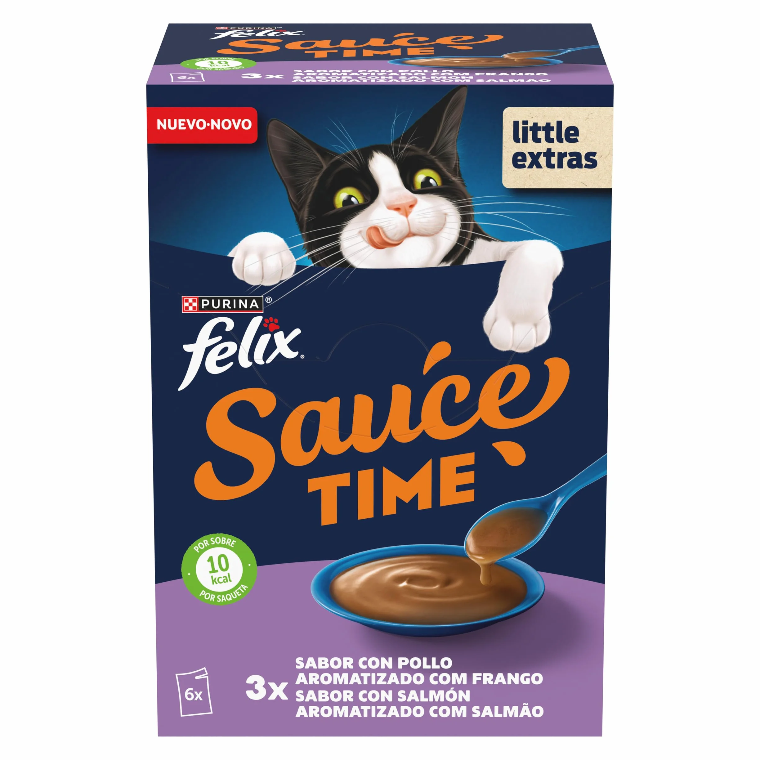 Purina Felix Saule Time Original avec Poulet 48 unités x 40 g