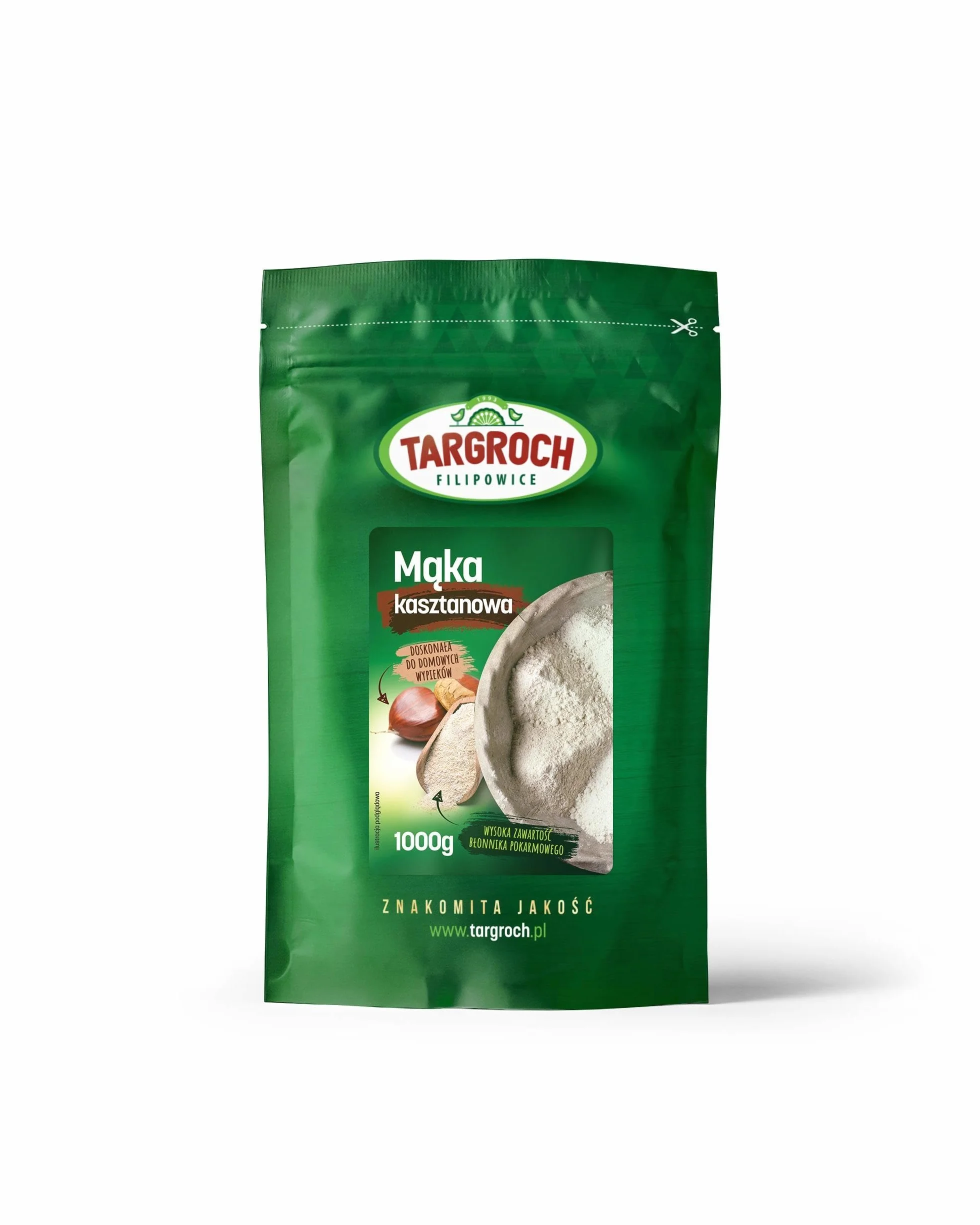 Targroch Farine de Châtaigne Paquet de 1 x 1000g - Pour la Cuisson - Beaucoup de Fibres