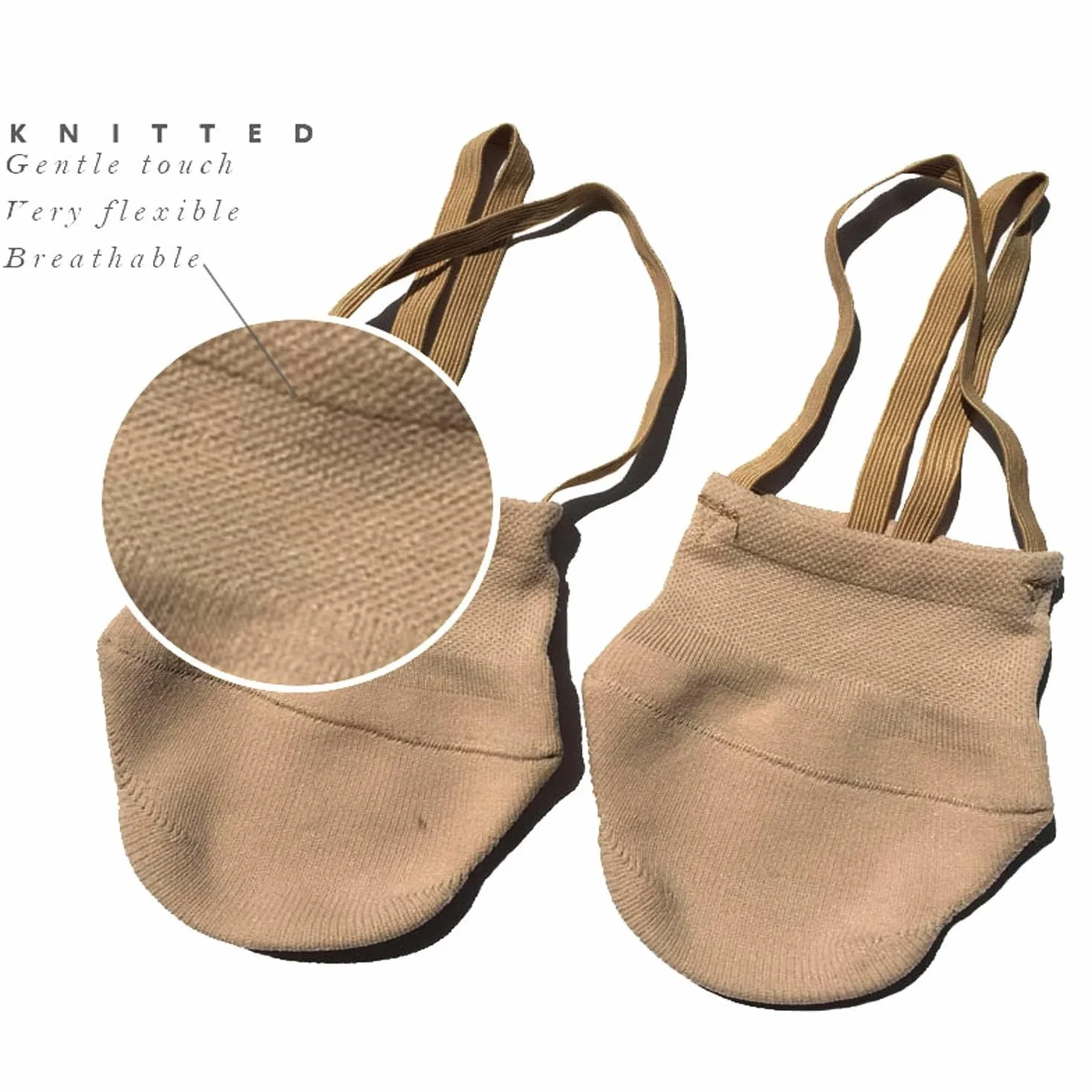 Chaussures de danse demi-orteil pour femmes et filles ballet yoga gymnastique