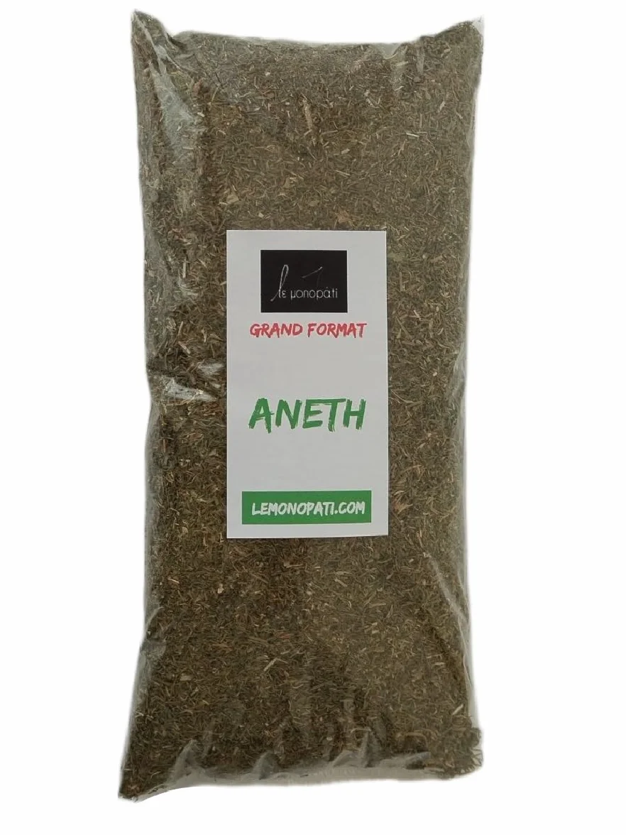Aneth Séché 400g (4x100g) Grand Format | Le Monopati | Herbe Aromatique 100% Naturelle, Saveur Fraîche & Intense pour Cuisine Méditerranéenne et Poissons