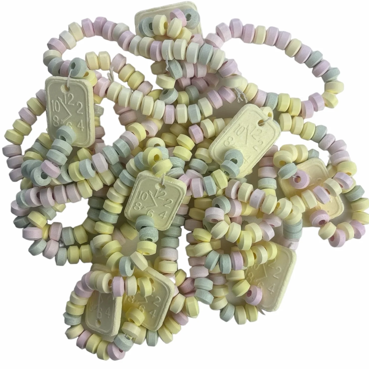 CAPTAIN PLAY Bonus Box Bonbonnière Colliers Dextrose et Montres Dextrose, 16 pieces en emballage individuel, 244g