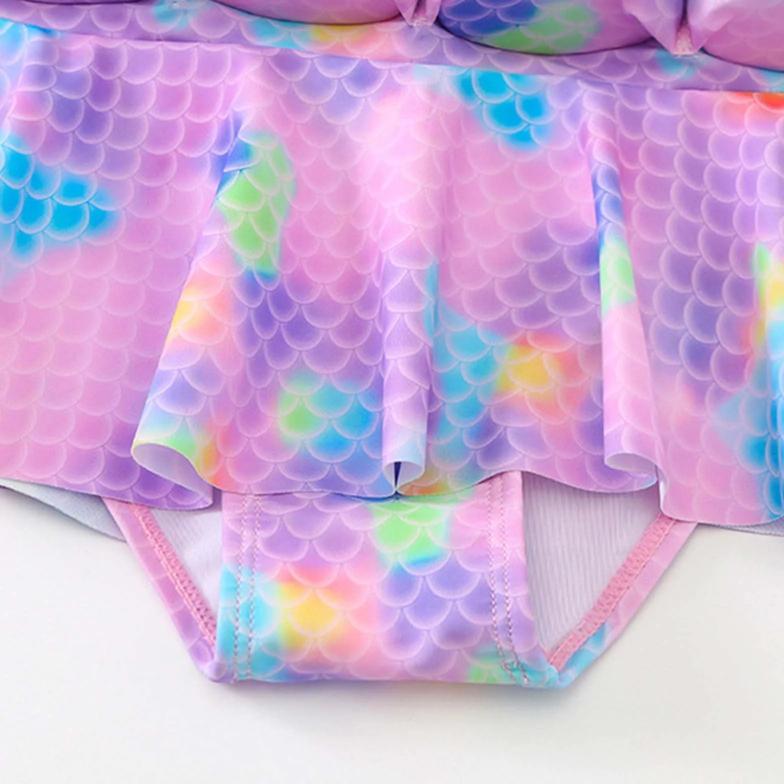 Maillot De Bain Bébé Fille Combinaison Flottante Une Pièce avec Flotteurs Réglable Aide à La Flottabilité Été