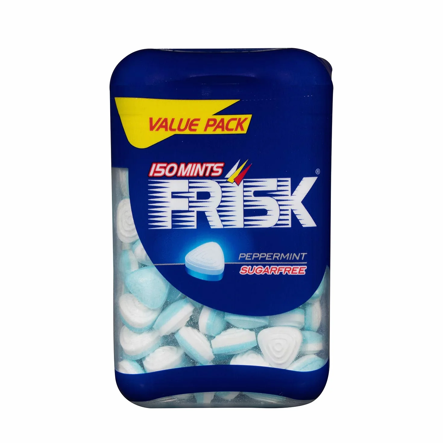 Frisk Pastilles Menthe Poivrée Mini Bonbon Rafraîchissant sans Sucres Boîte 150 Pièces 0.1kg