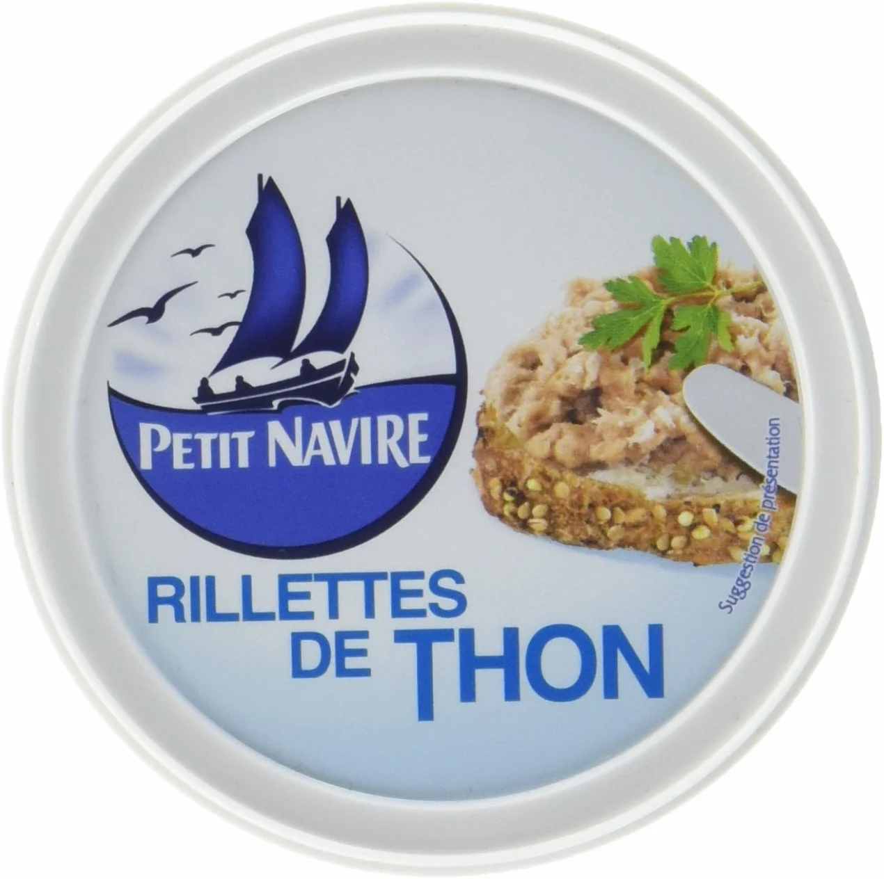 Petit Navire Rillettes de Thon 125g - Lot de 4