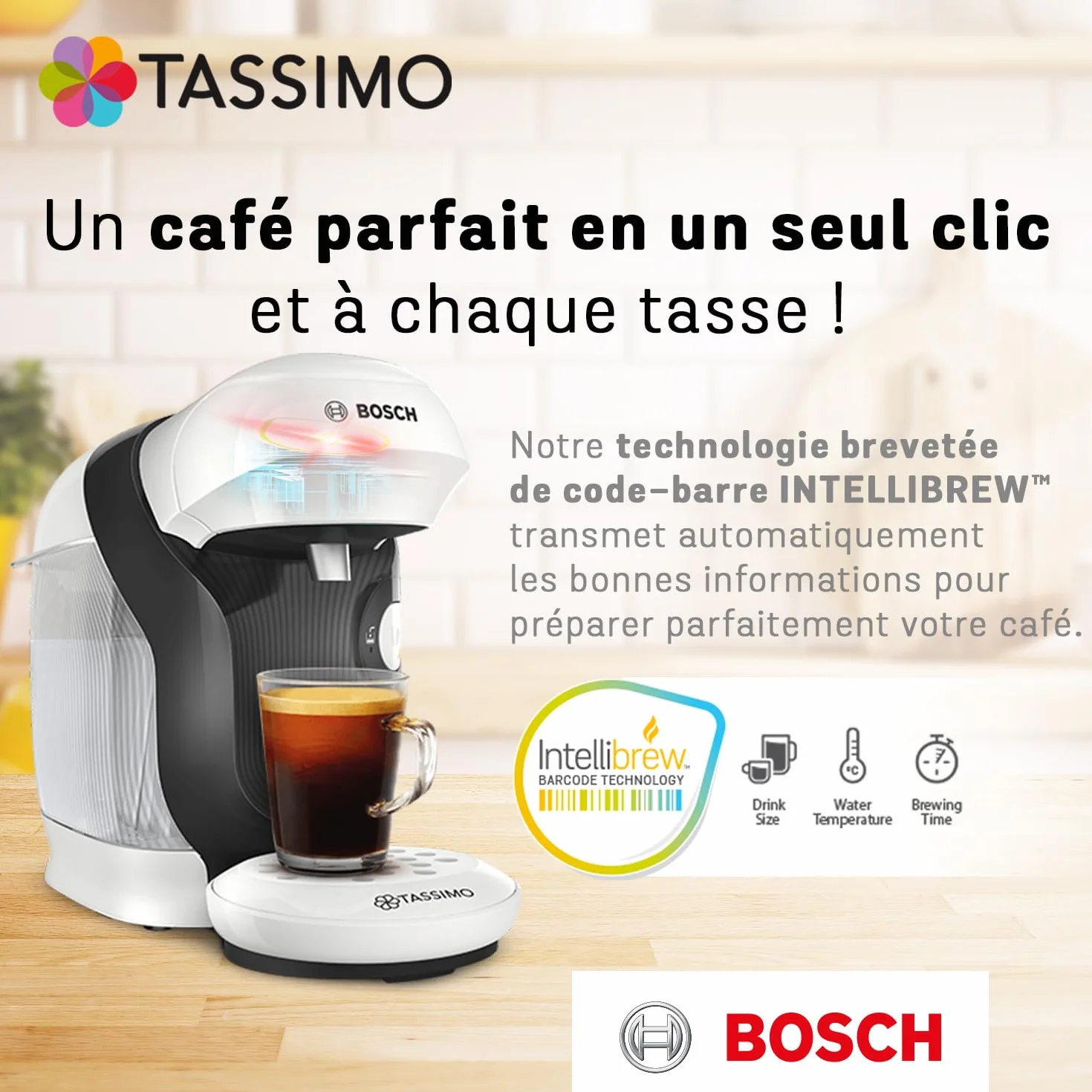 Tassimo MILKA Nouveau Format, 50 Dosettes, Chocolat au Lait Milka, Compatibles avec les machines TASSIMO, 5 packs de 10 dosettes