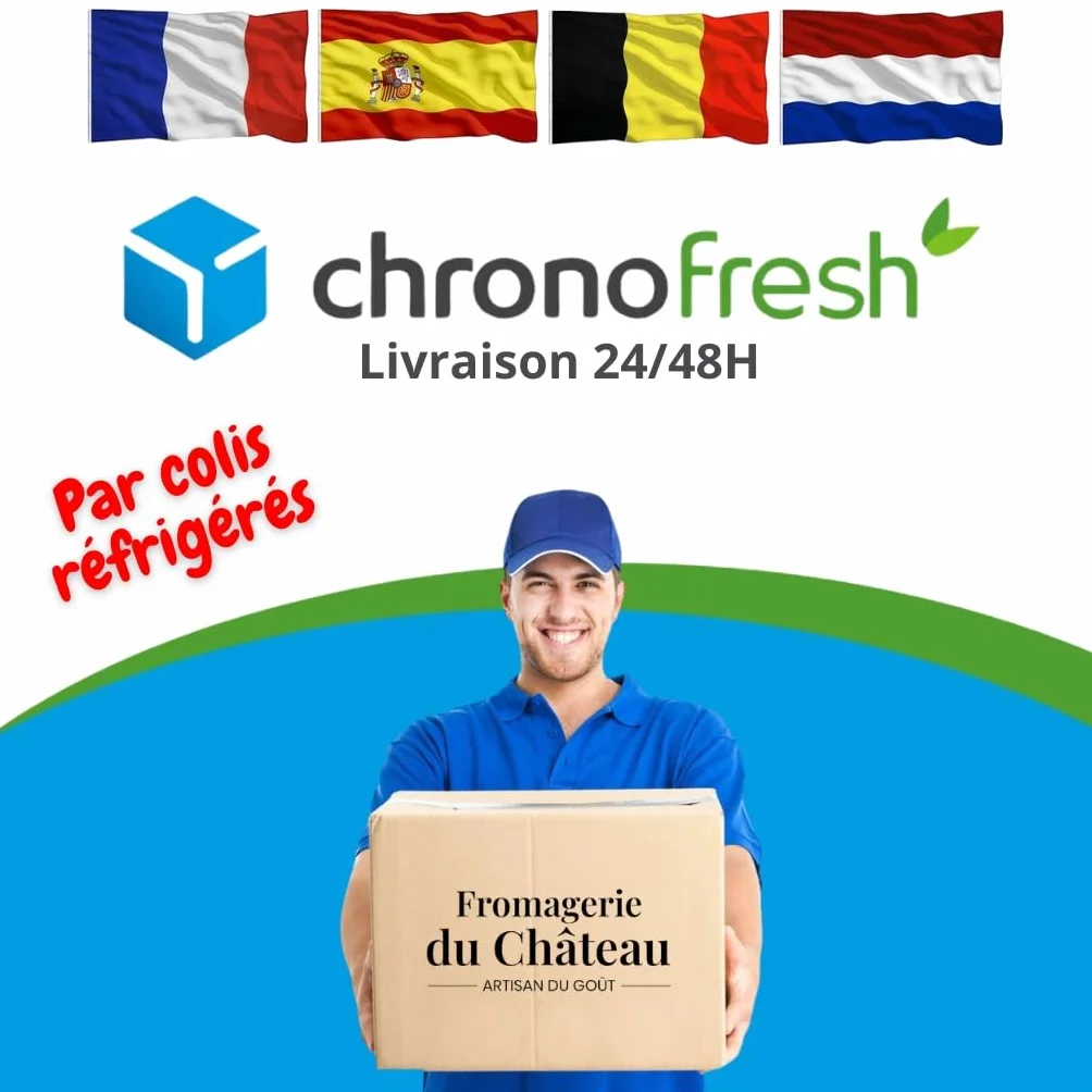 Maroilles Fermier AOP – Fromage Français au Lait Cru de vache - Pièce entière 720g – Saveur Puissante & Affinage Authentique – Fromage au Caractère Incomparable