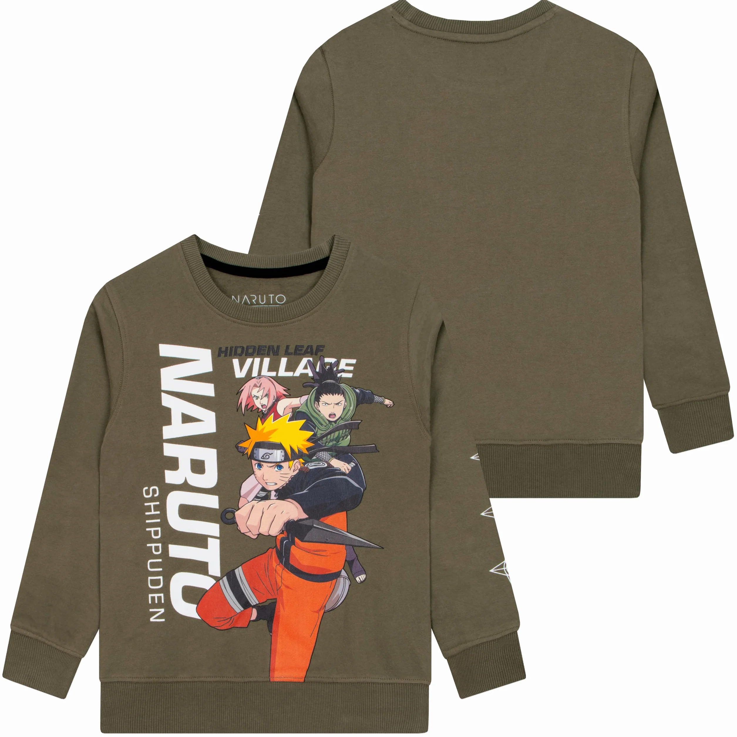 Pull Enfant Garcon Manche Longue Naruto Anime Vêtements Garçon