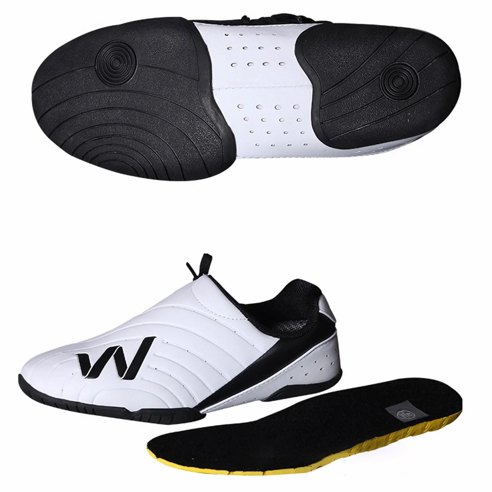Chaussures de Taekwondo Karaté Kung Fu Taichi Arts Martiaux Boxe Respirant Antidérapantes Léger Résistant Adultes Enfants