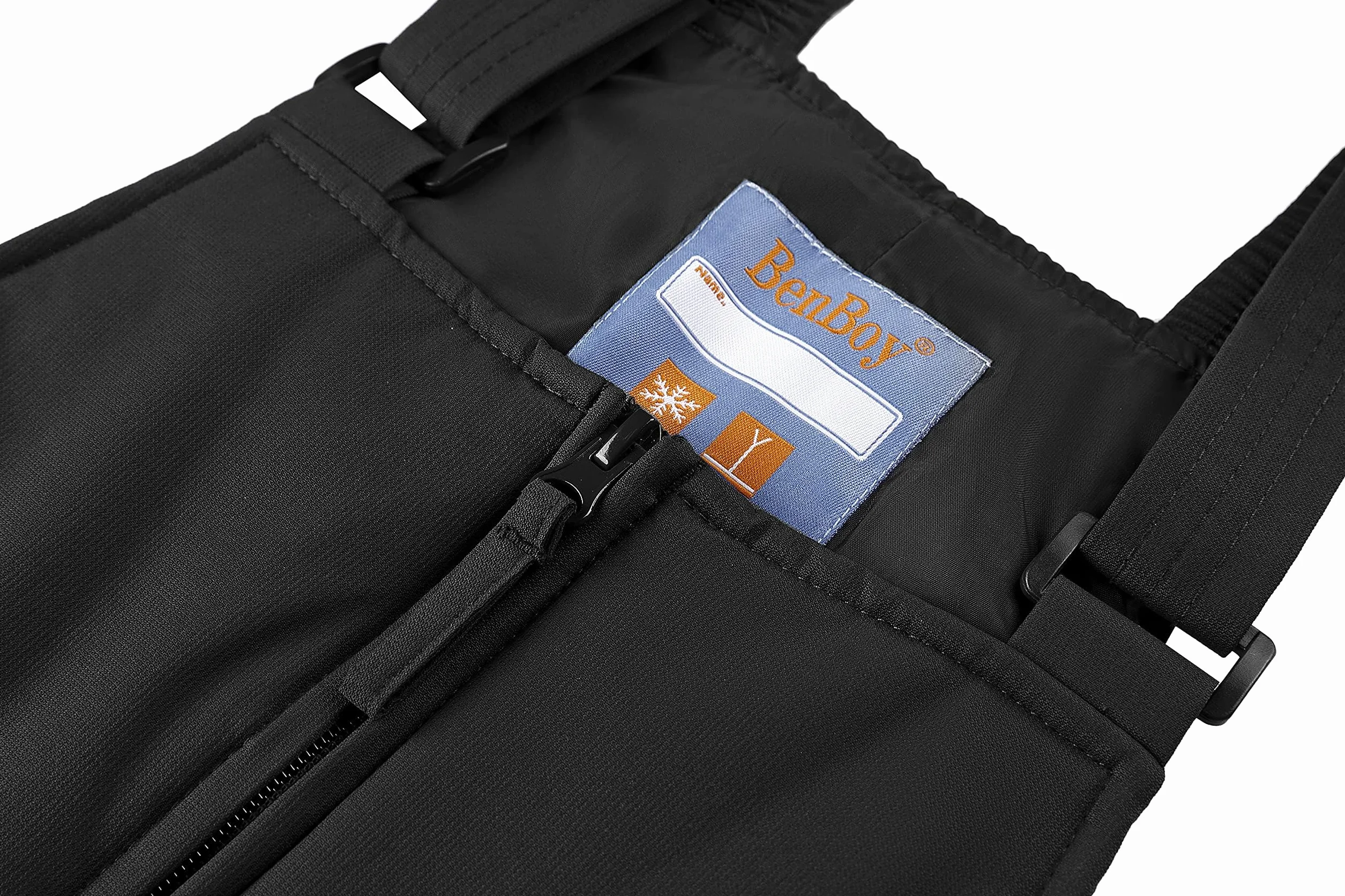 BenBoy Pantalon de Ski Softshell Imperméable Thermique Étanche Enfant