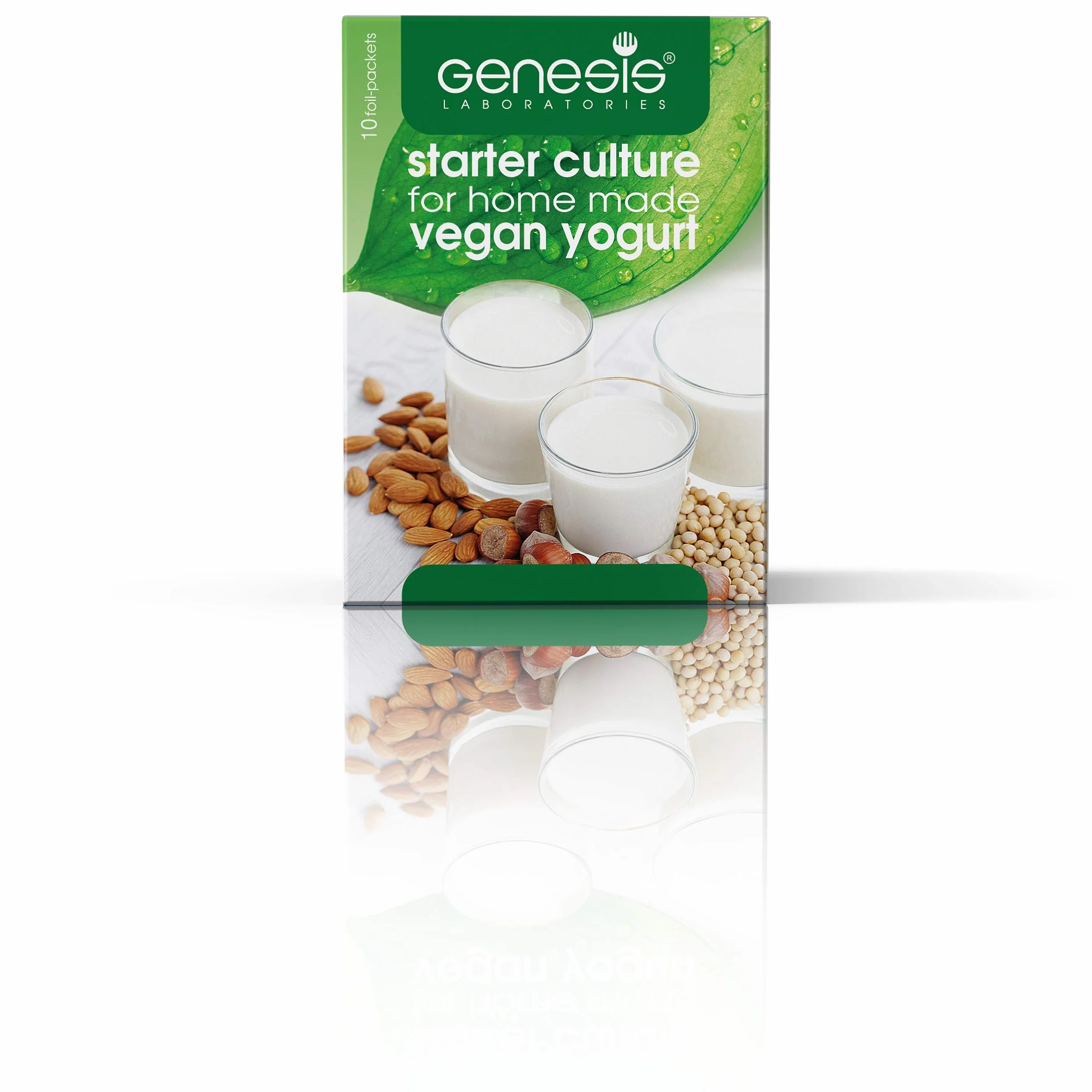 Culture de départ végétalienne pour le yaourt maison végétalien 10 sachets pour 10l de produit