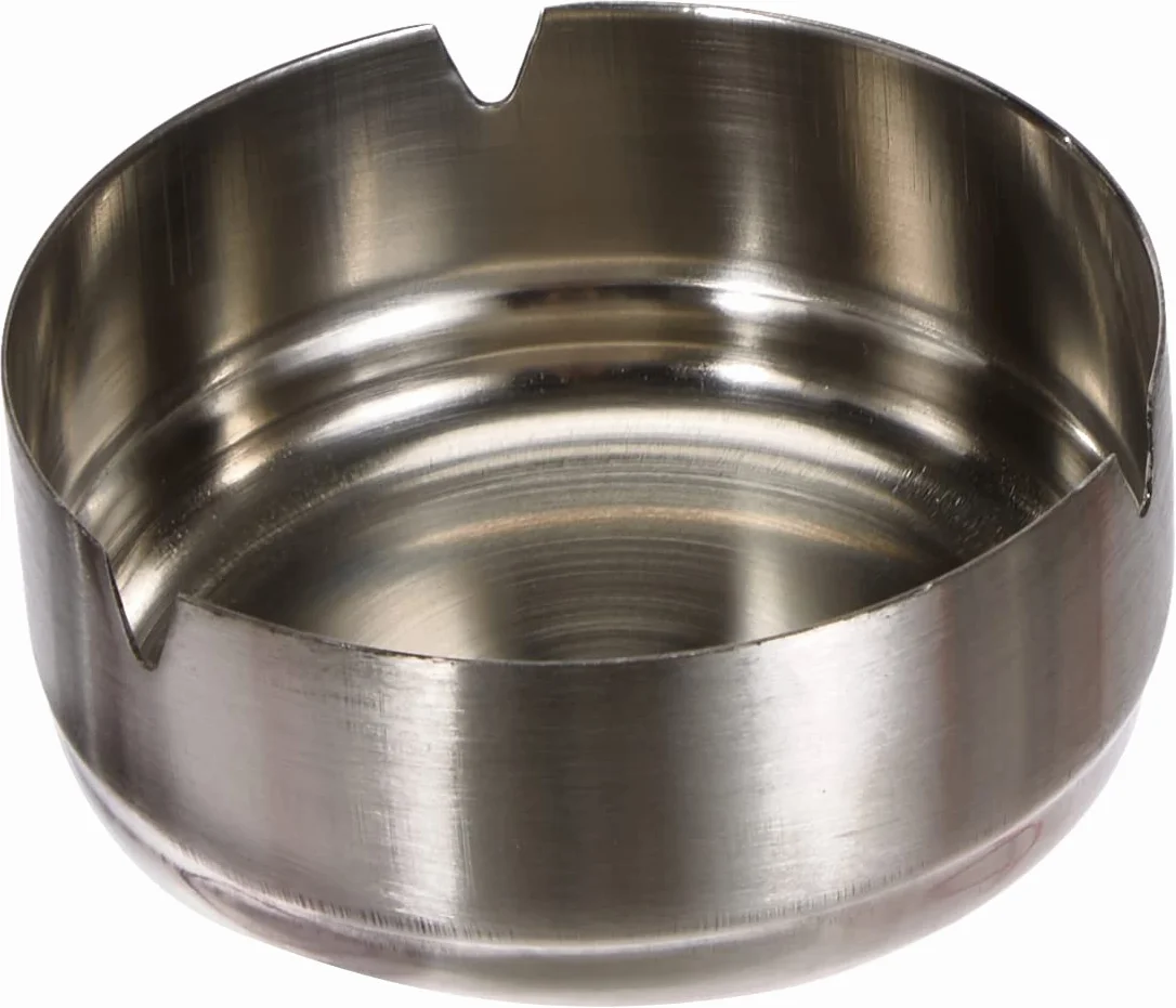 Equinox Cendrier INOX Argenté 9,80 x 9,80 x 3,5 cm