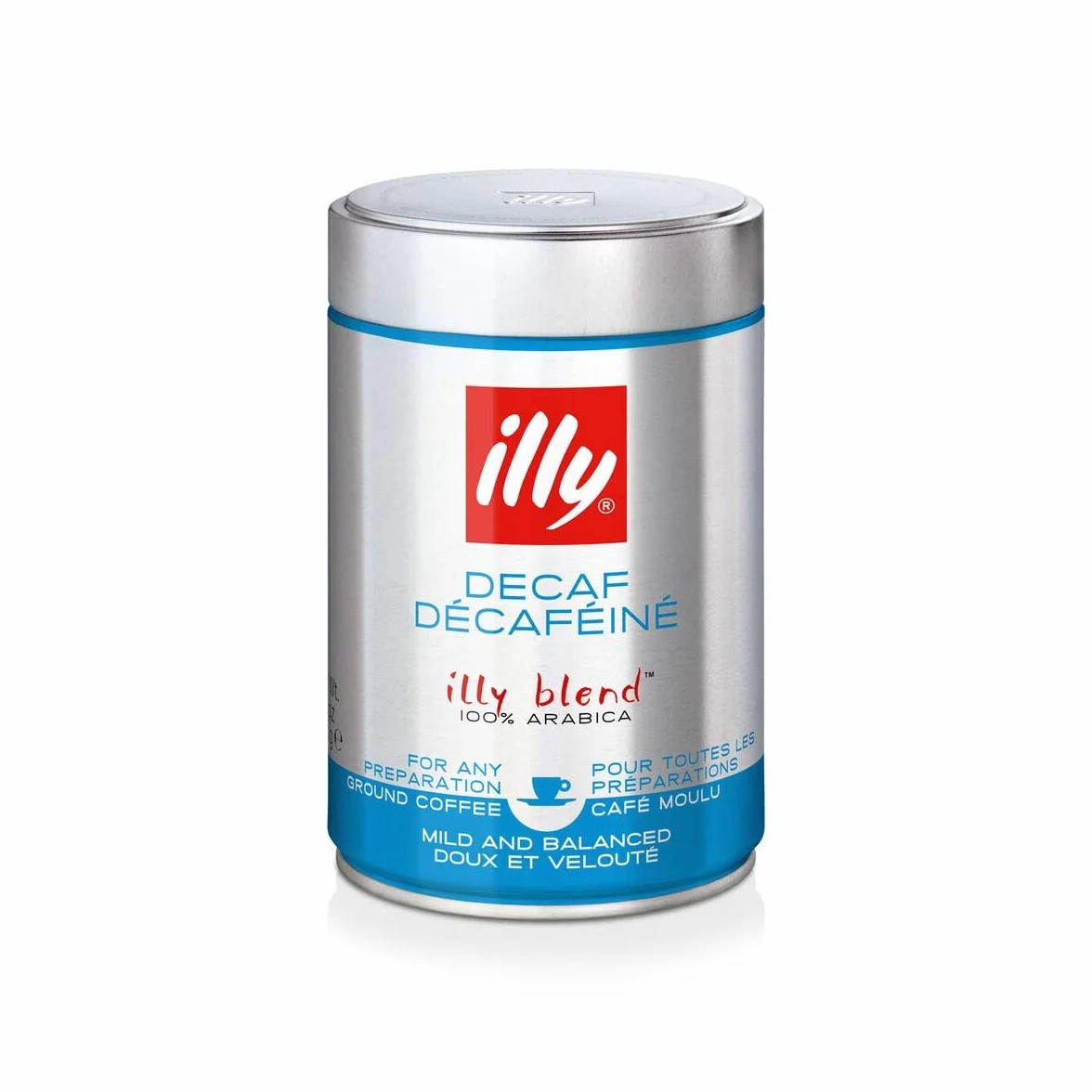Illy Boîte Café Espresso Moulu Décaféiné 250 g