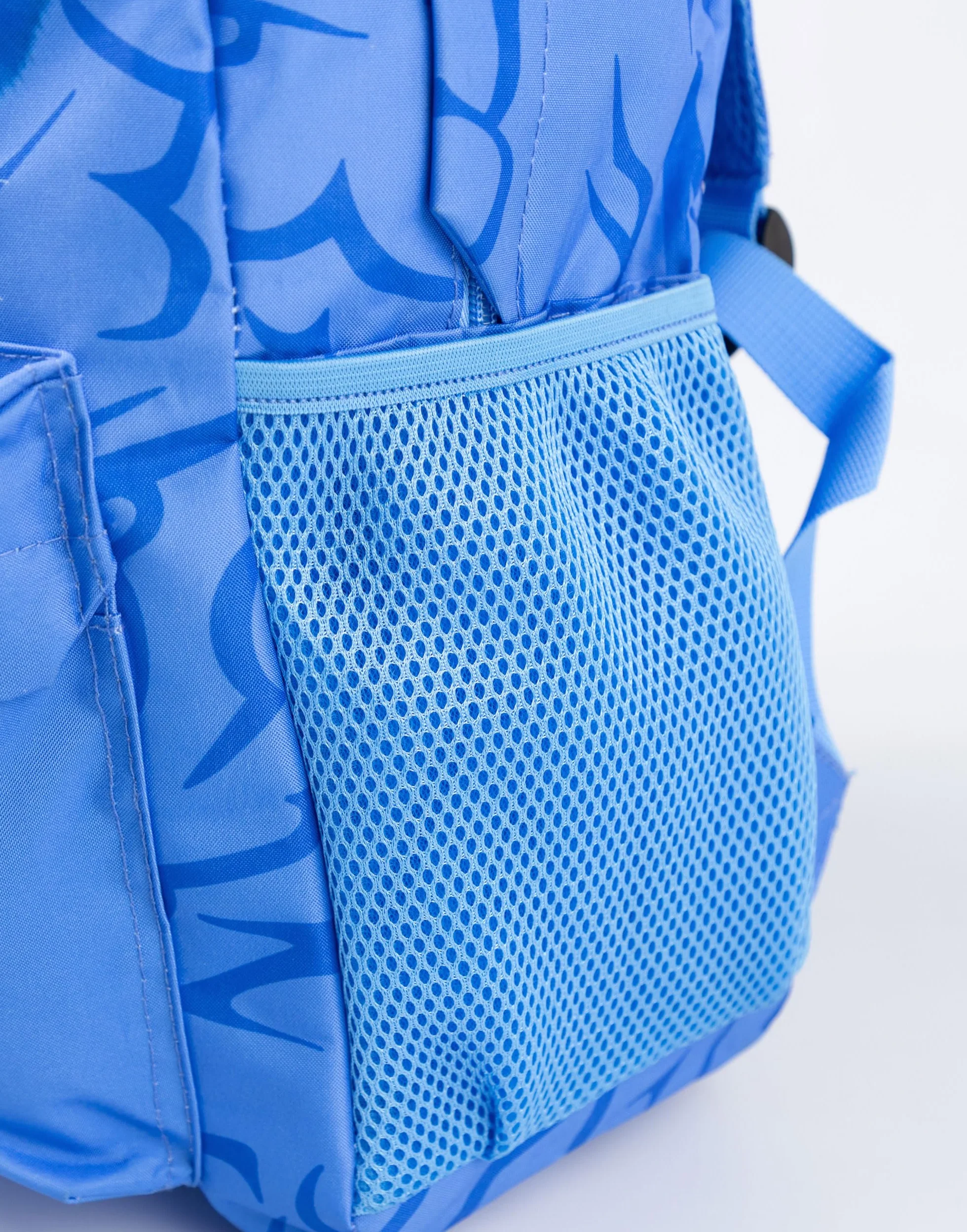 Sac à dos KPop Demon Hunters Derpy Tiger bleu pour enfant avec poche avant zippée