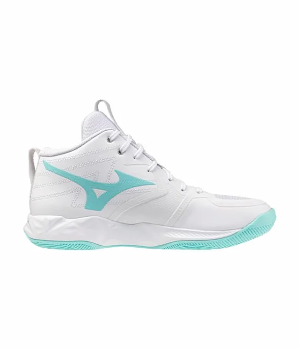 Mizuno Chaussures Pro Mid Women Blanc/Bleu 2025