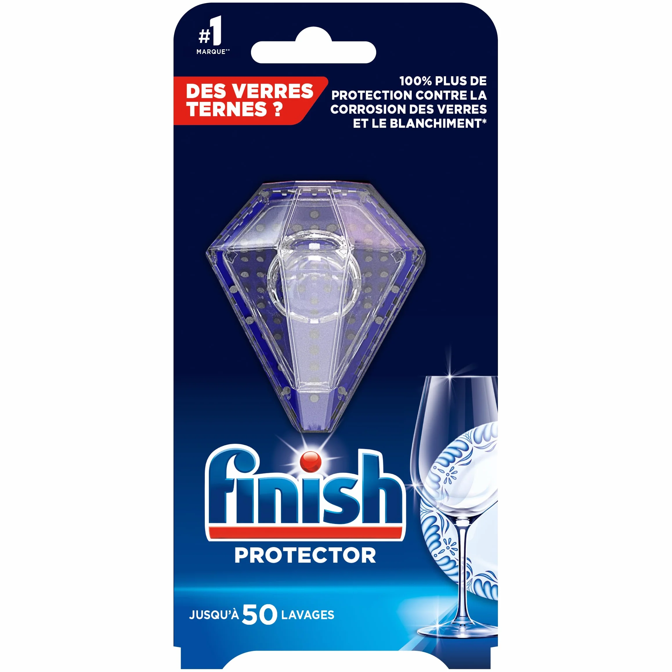 Finish Protector - Protection Des Verres Et De La Vaisselle - Produit Lave Vaisselle - Complement Pastille Lave Vaisselle - Lot de 4