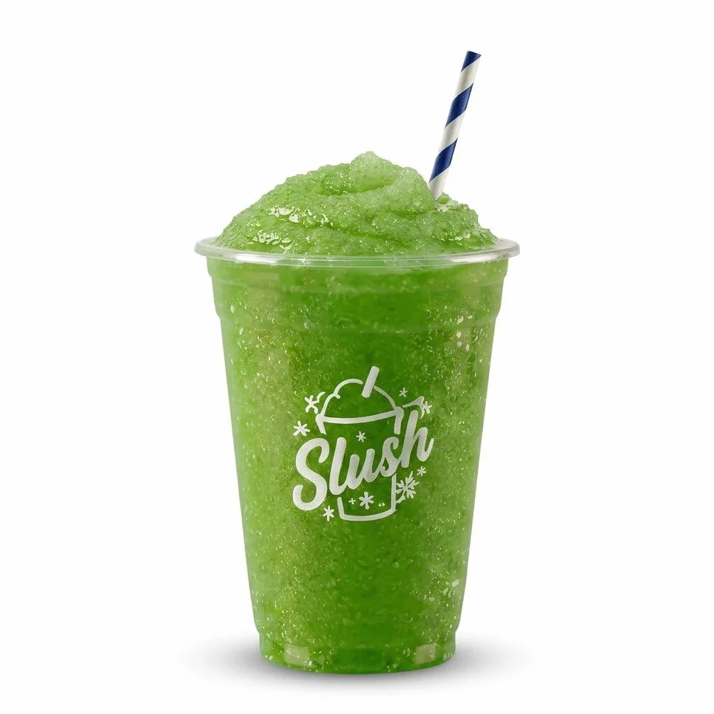 Sirop pour Slushy Arc-en-ciel Sans AZO | 1 litre de bouteille | Concentré pour Slushy Maker, machines à Slushy, machines à glace, boissons 1:5 à 1:20 (Pomme)