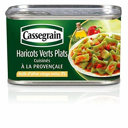 CASSEGRAIN - Haricots Verts Plats À La Provencale 375G - Lot De 2 - meilleure offre