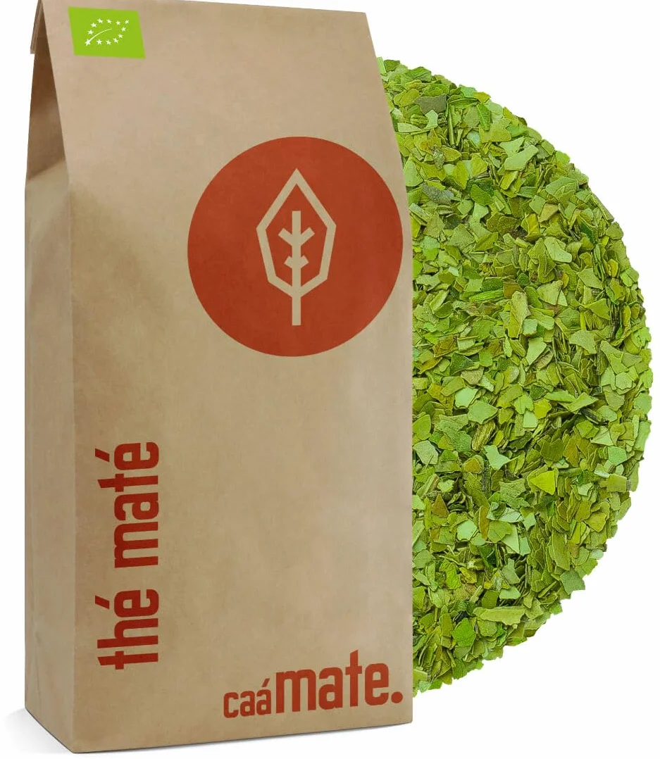 Yerba Maté Bio 1kg ● Feuilles Pures ● Maté Vert Non Fumé ● L’Original ● Sans Tiges ni Poudre ● Cultivé Traditionnellement