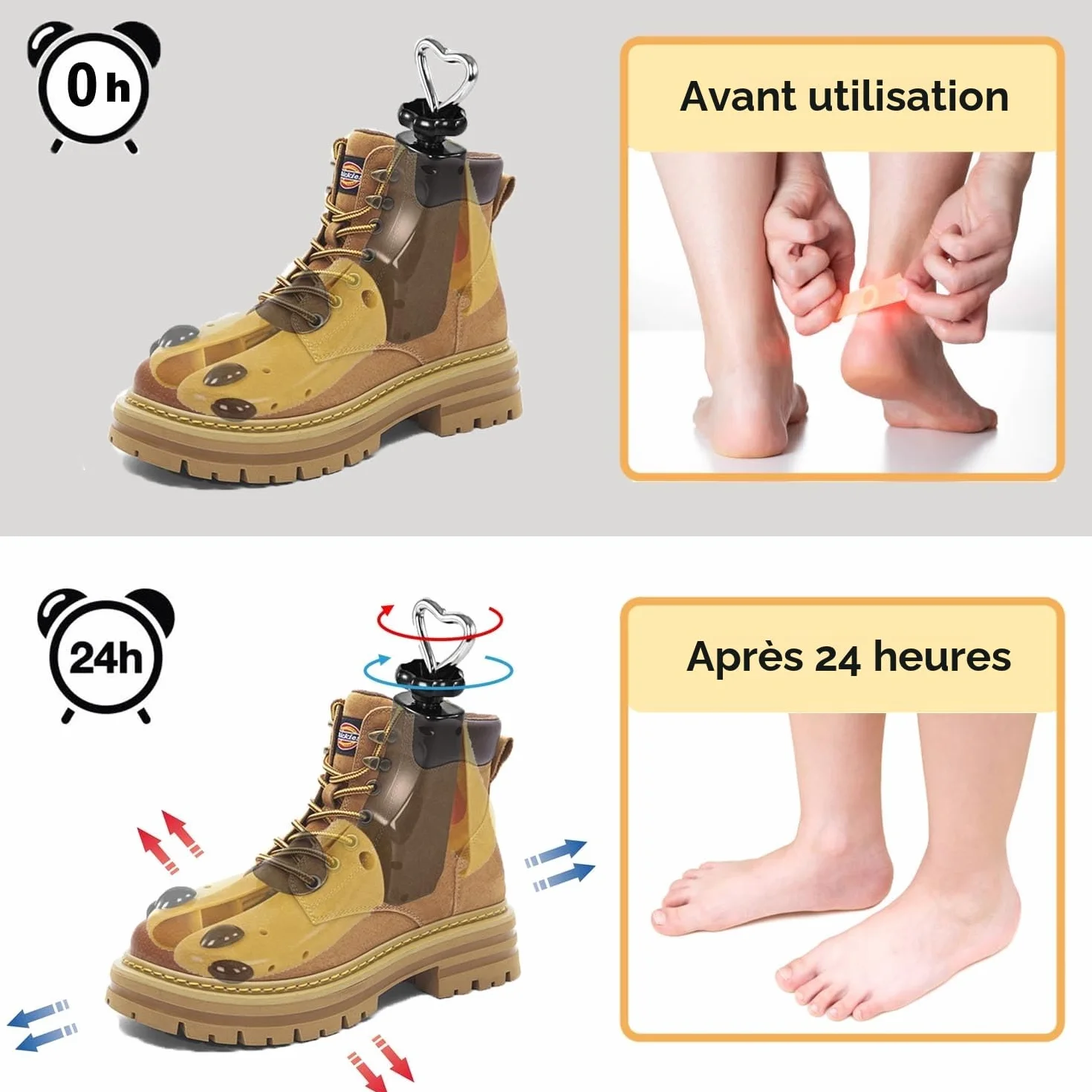 Embauchoirs à Chaussures Homme Femme, Agrandisseur Chaussure, Paquet de 1