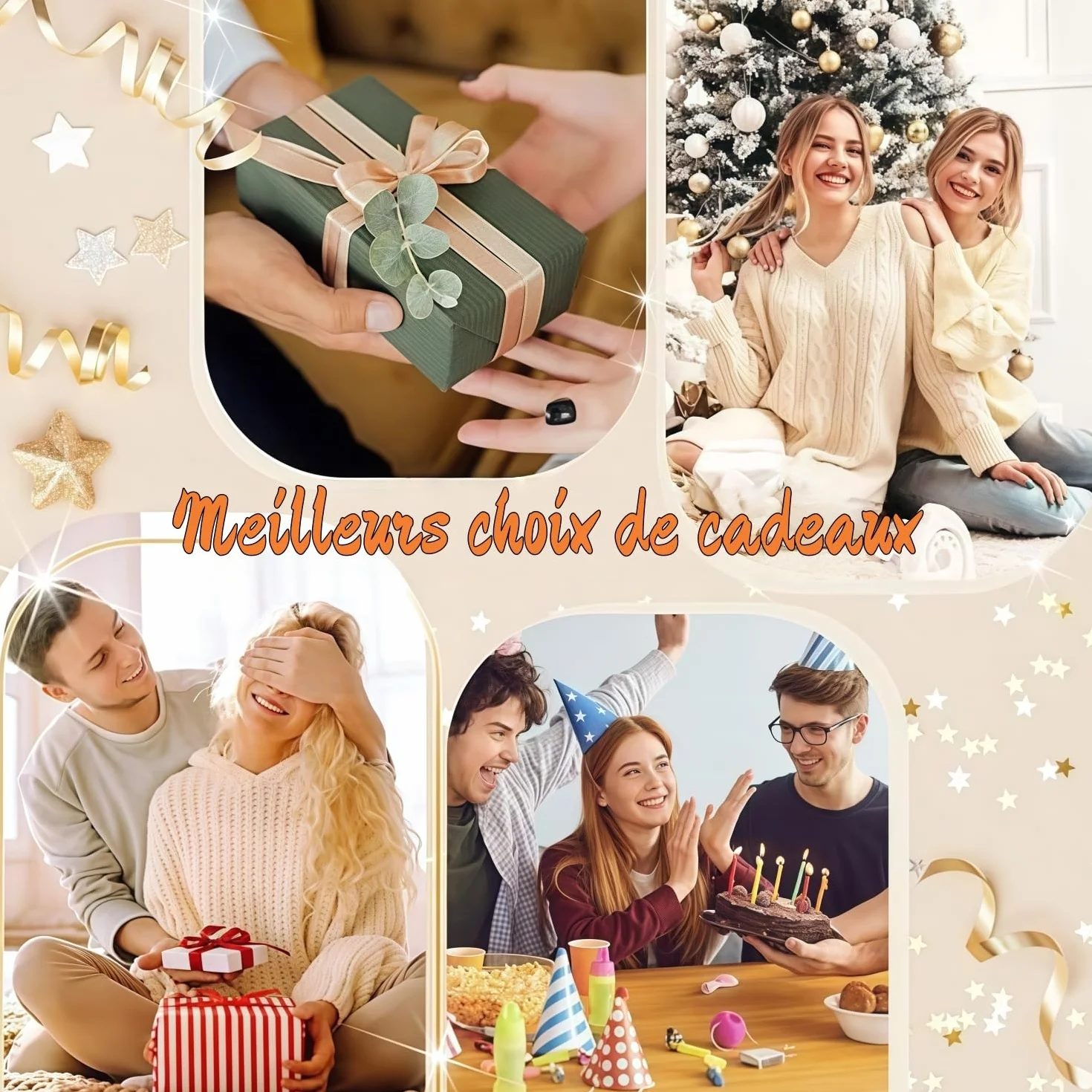 Bracelet Trèfle à Quatre Feuilles en Acier Inoxydable Cadeau Femme