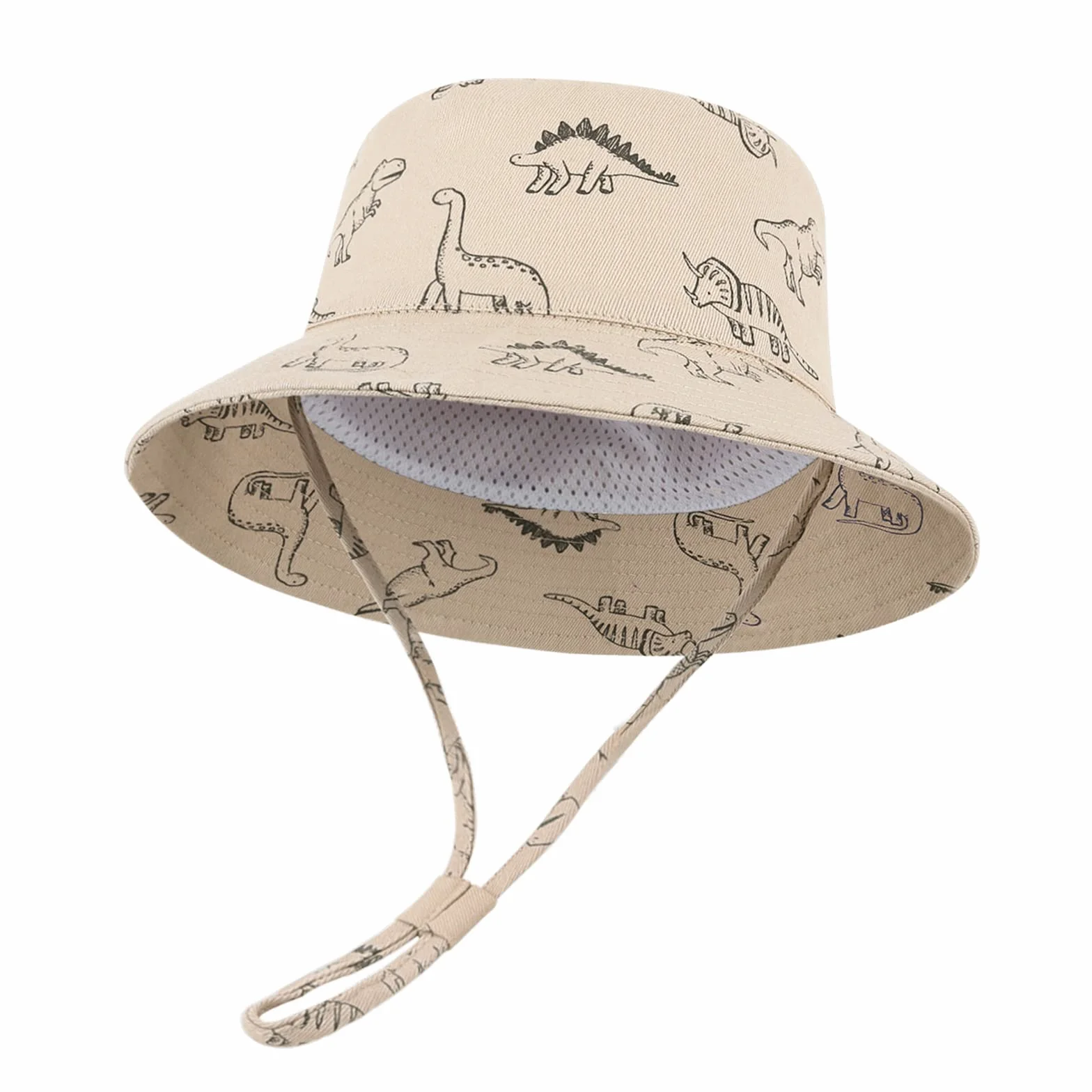 TOMEEK Chapeau de Soleil Bébé Bob Enfants UPF 50+ Casquette de Plage Pliable avec Mentonnière Réglable et Large Bord