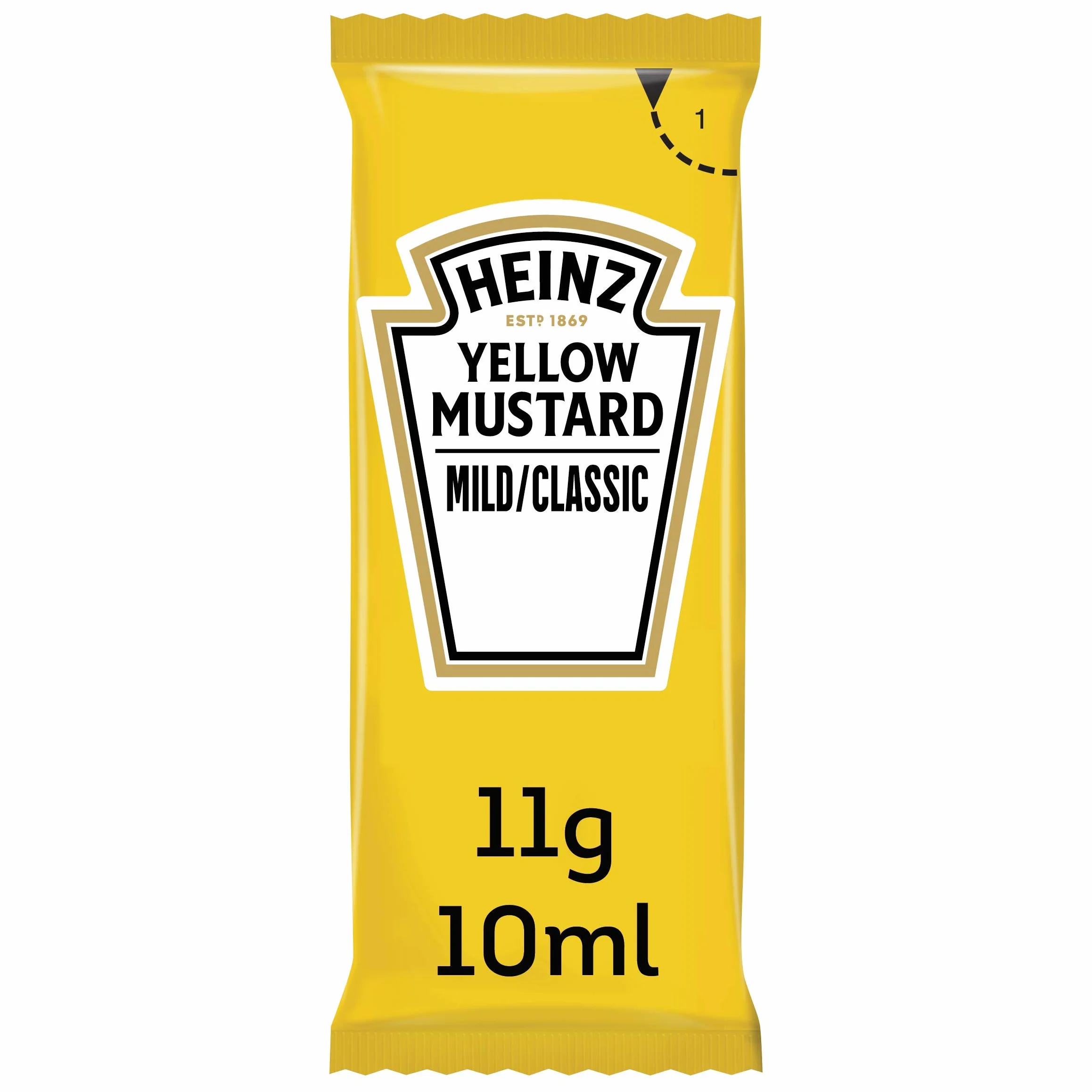 Heinz Yellow Mustard Classic Sachet 10ml x 200