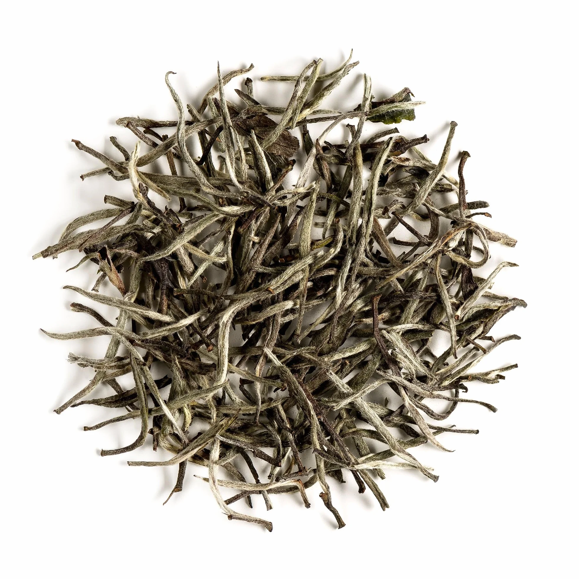 Baihao Yinzhen Thé Blanc Chine - Aiguilles D'Argent Thé Chinoise - Silver Needle - Bai Hao Yin Zhen Aiguille Chinoise Needles Feuille D Argent Tisane Bio Thé Chinois 40G | cueilli à la main pour une liqueur douce aux notes florales et sucrées