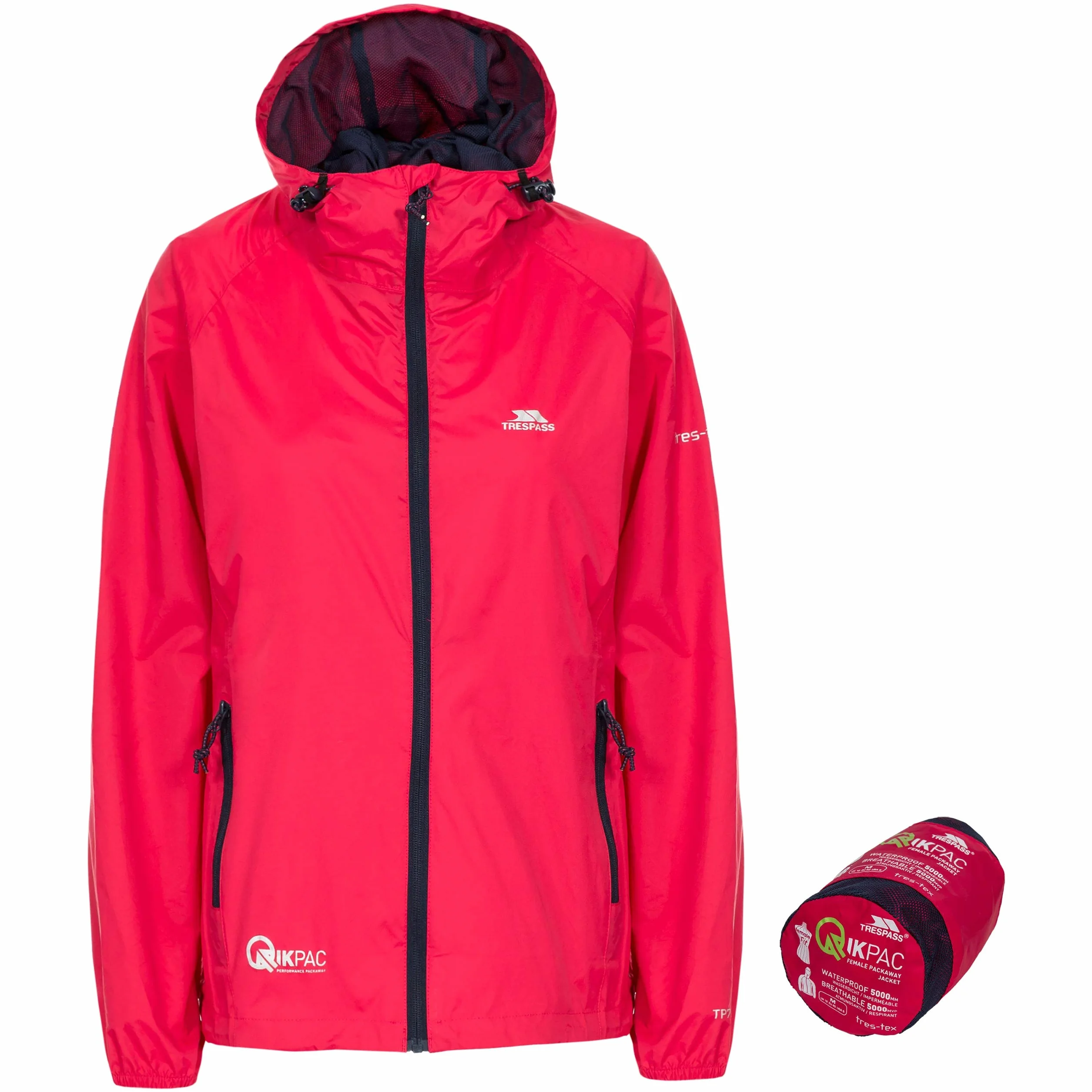 Trespass Qikpac Jacket Vestes coupe-pluie Mixte