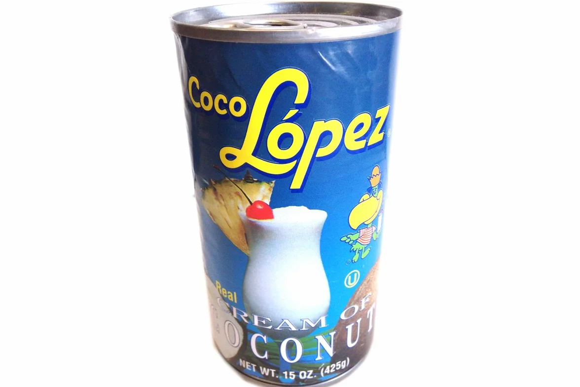 Coco Lopez Mélange de crème de noix de coco pour le pina colada.