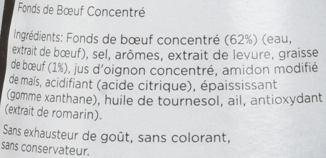 Knorr Professional Fonds de Bœuf Concentré 1l