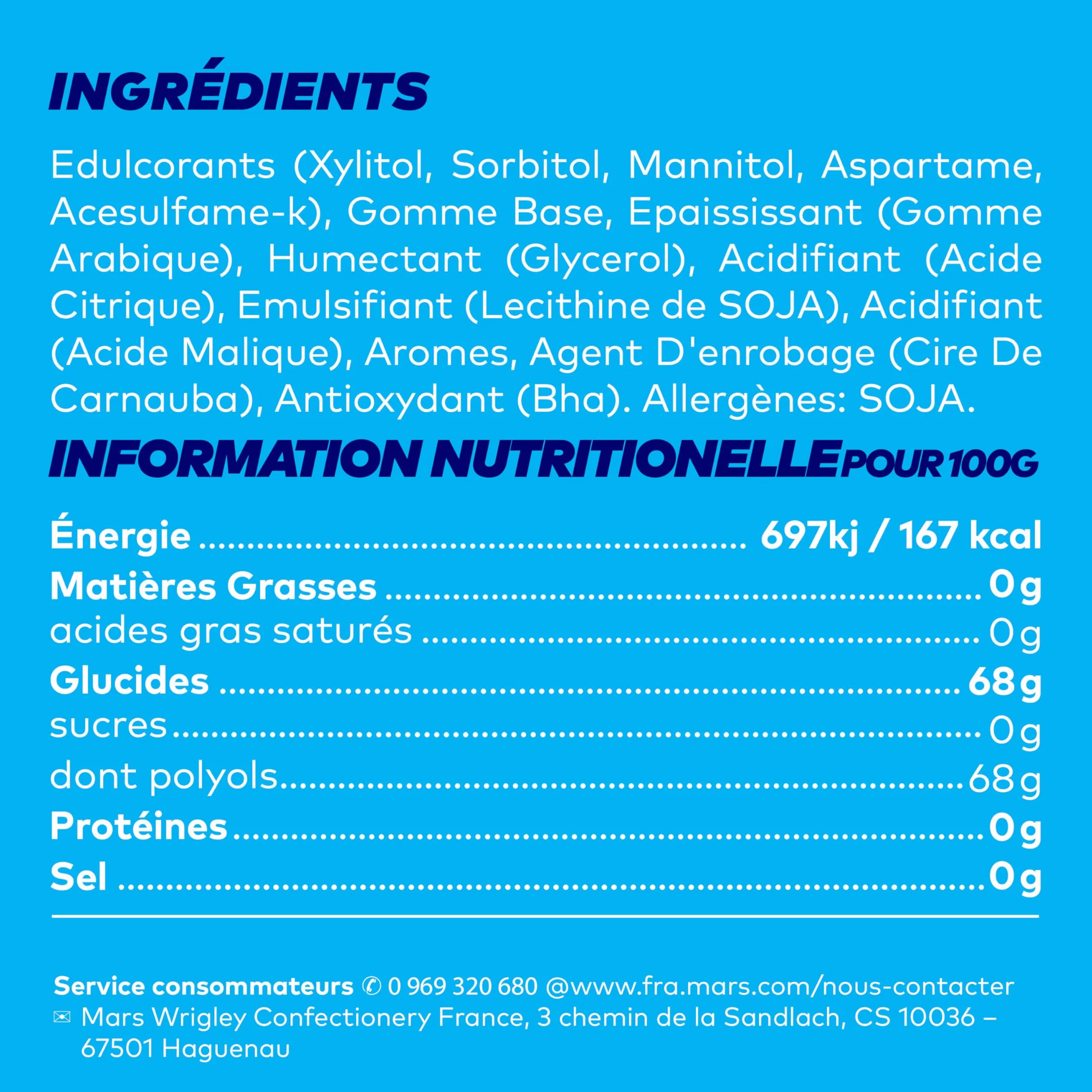 FREEDENT Chewing Gum Sans Sucre Goût Fraise 5 Paquets 70g