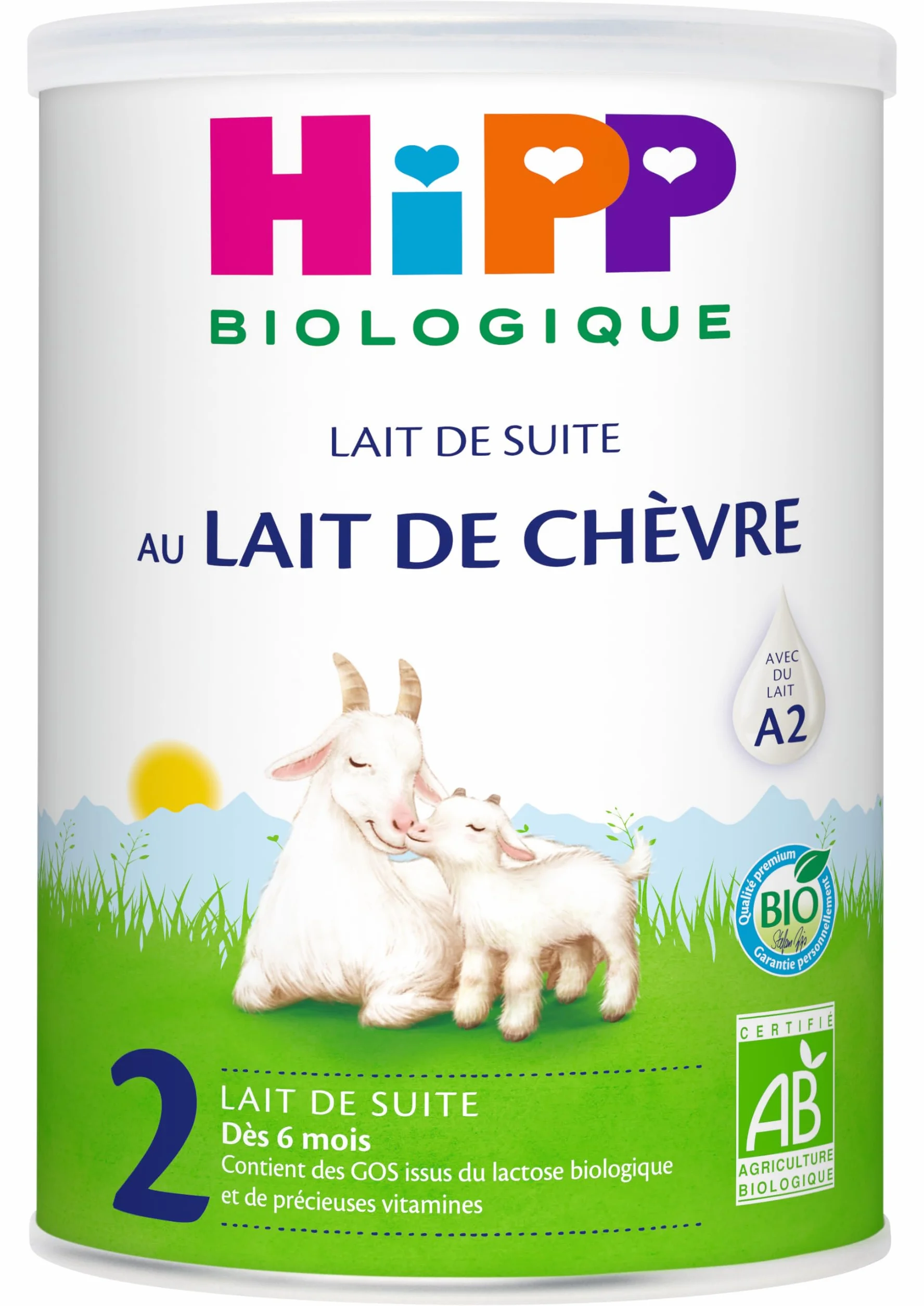 HiPP - Lait 2 De Suite au Lait de Chèvre - Boîte - 400g BIOLOGIQUE