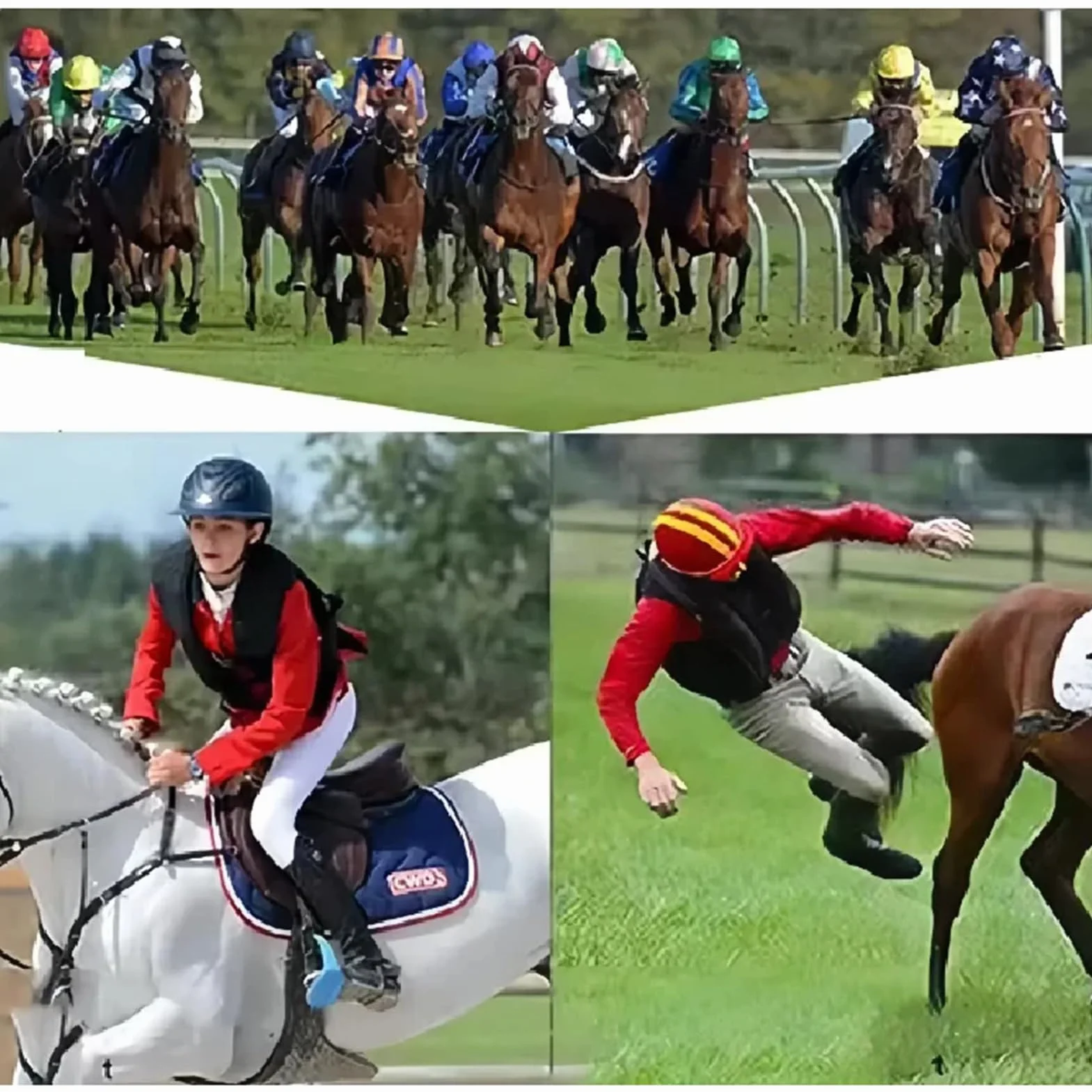 Gilet Airbag D'Équitation Adultes Réglable 4 Saisons