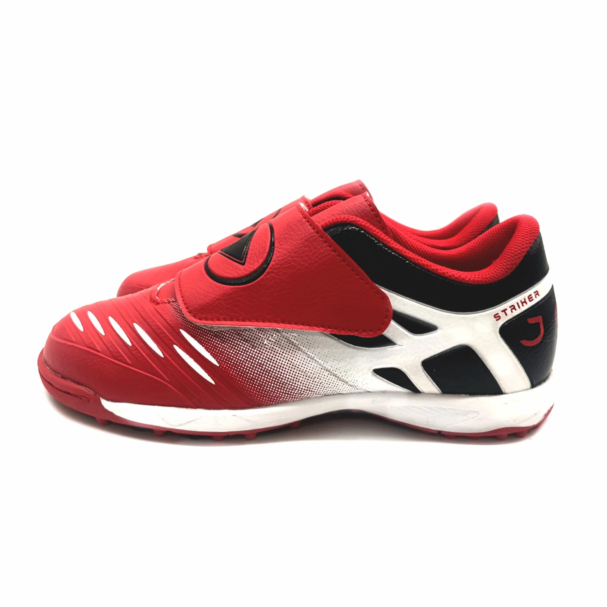 Chaussures de football multitacos sans lacets pour enfants gazon synthétique