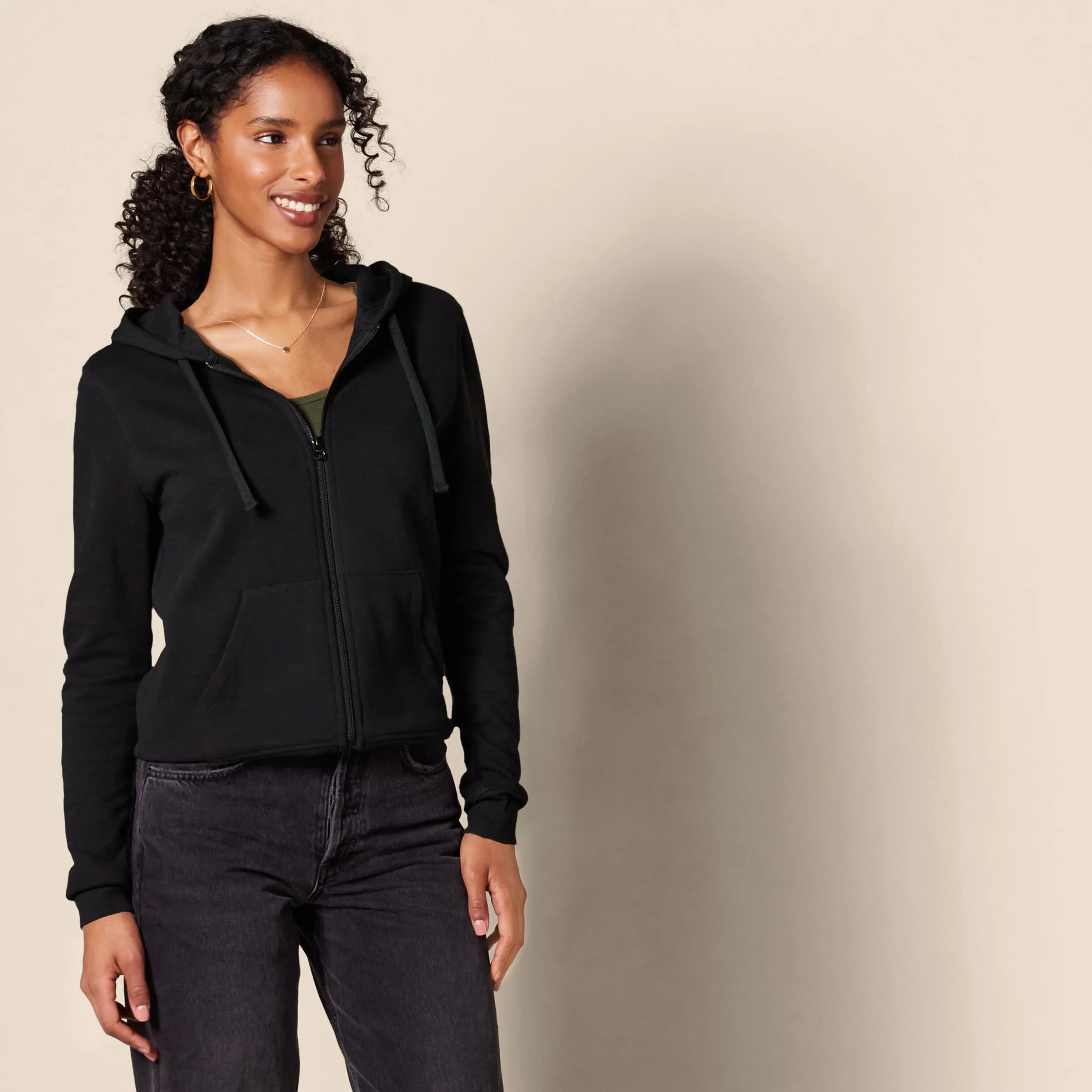 Amazon Essentials Femme Sweat à Capuche zippé en Polaire Grandes Tailles