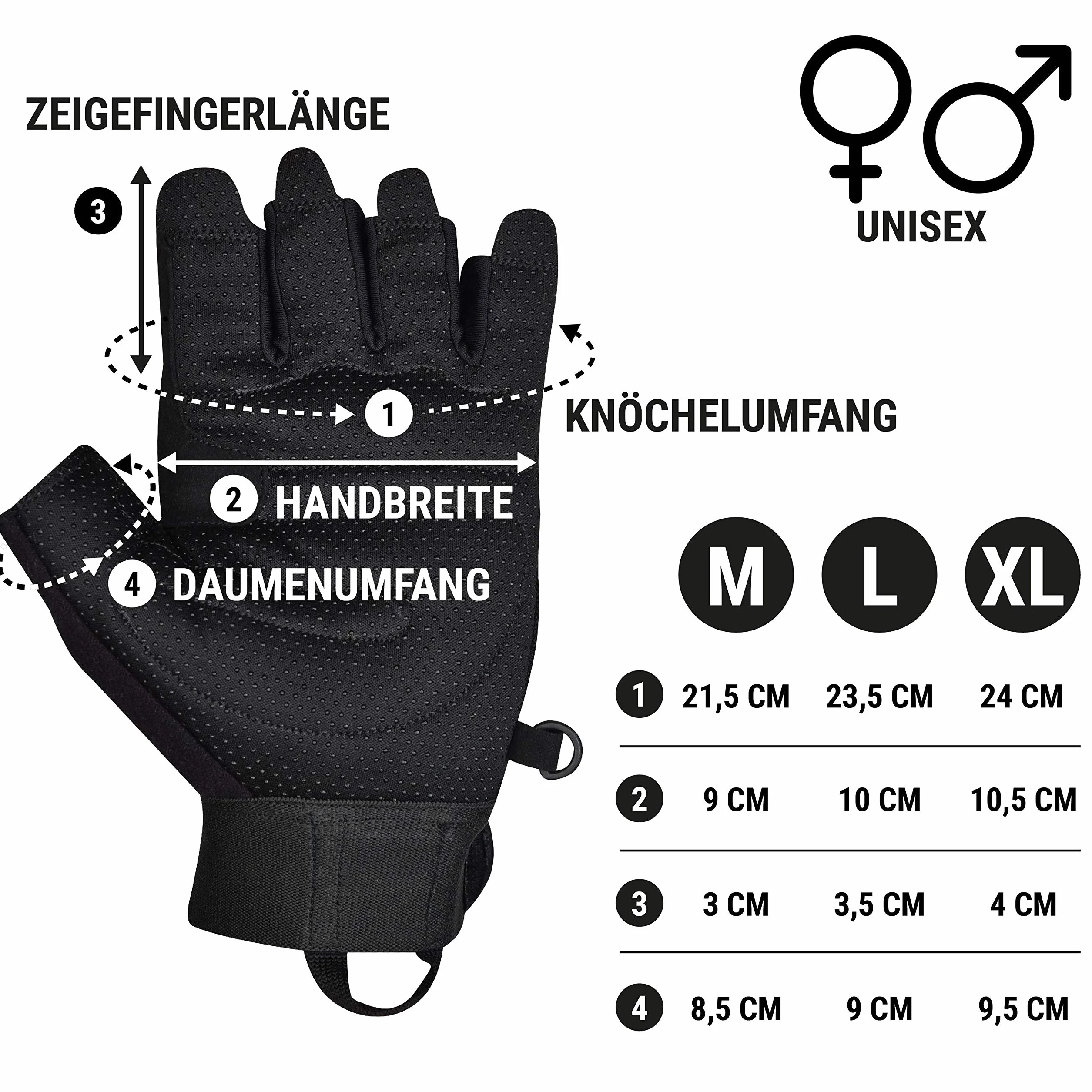 Gants Escalade Via ferrata Haute Adhérence Protection Unisexes
