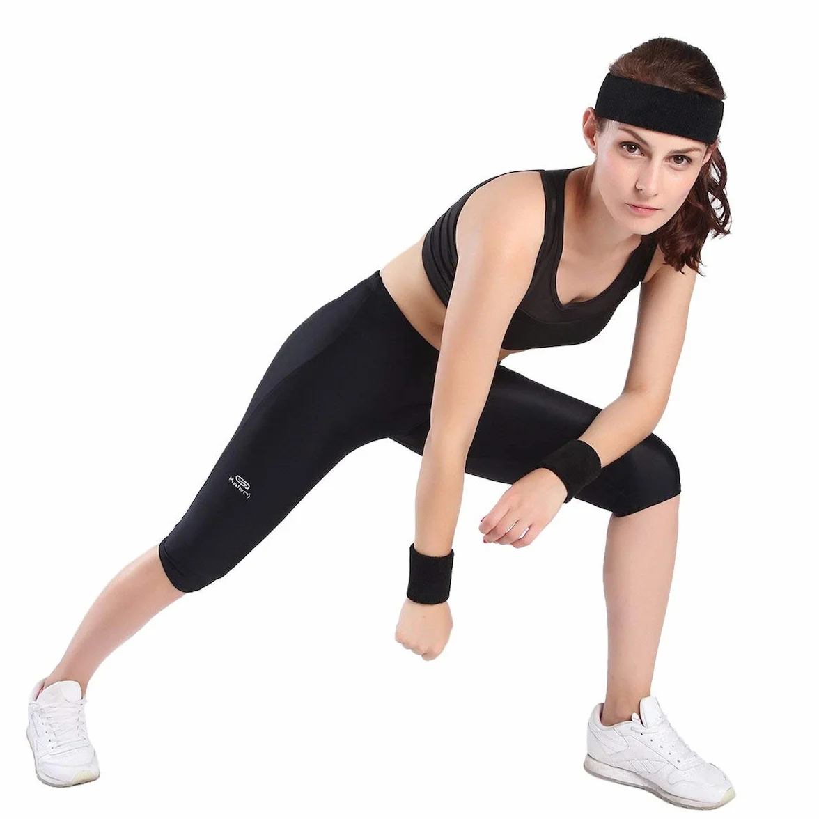 ONUPGO Headband Sports Sweatbands 3/6/12 Terry Cloth Striped Headband Wrist Band Set Athletic Basketball Moisture Wicking Sweat Absorbing