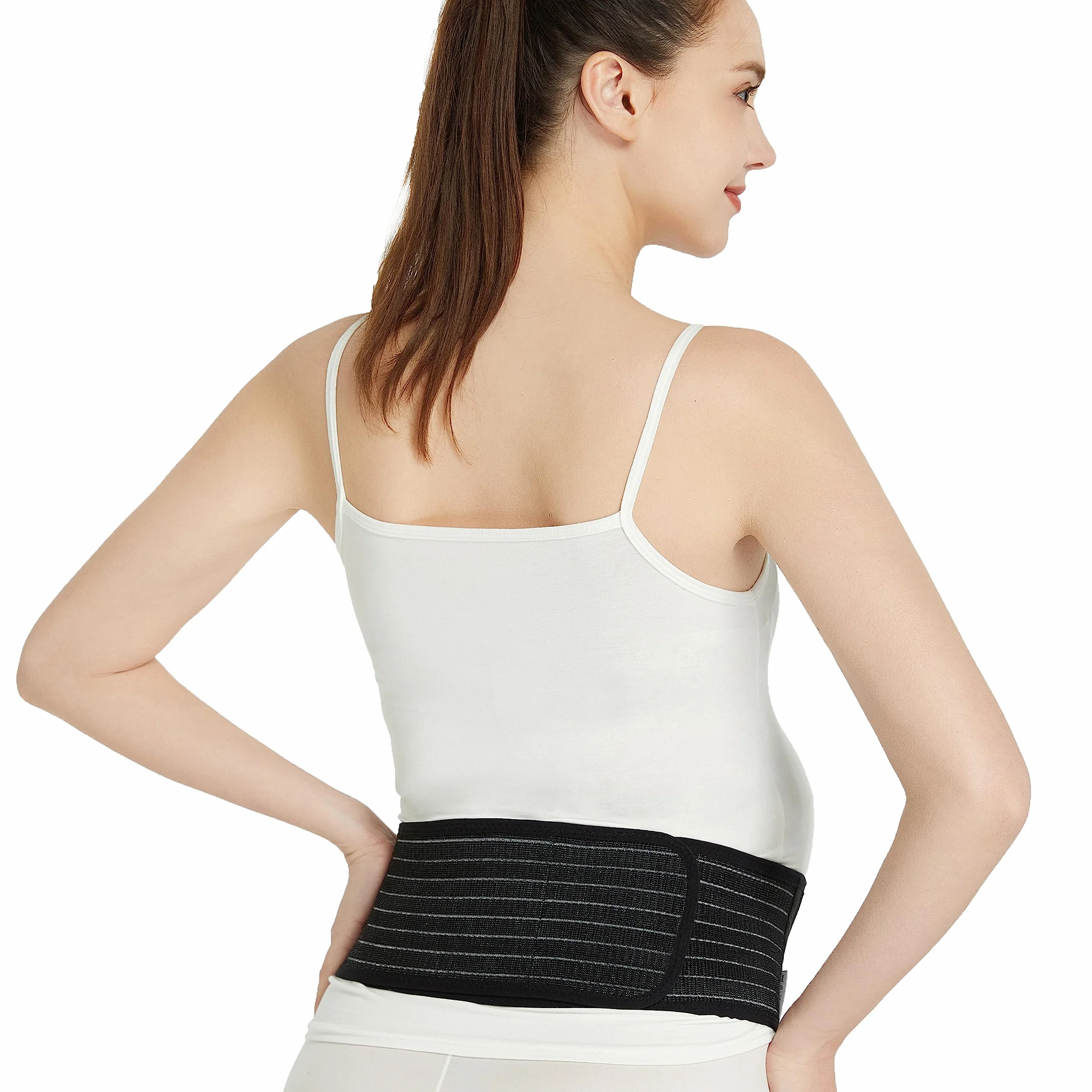 NEOtech Care Ceinture de grossesse bandeau maintien ventre soutien abdominal Noire